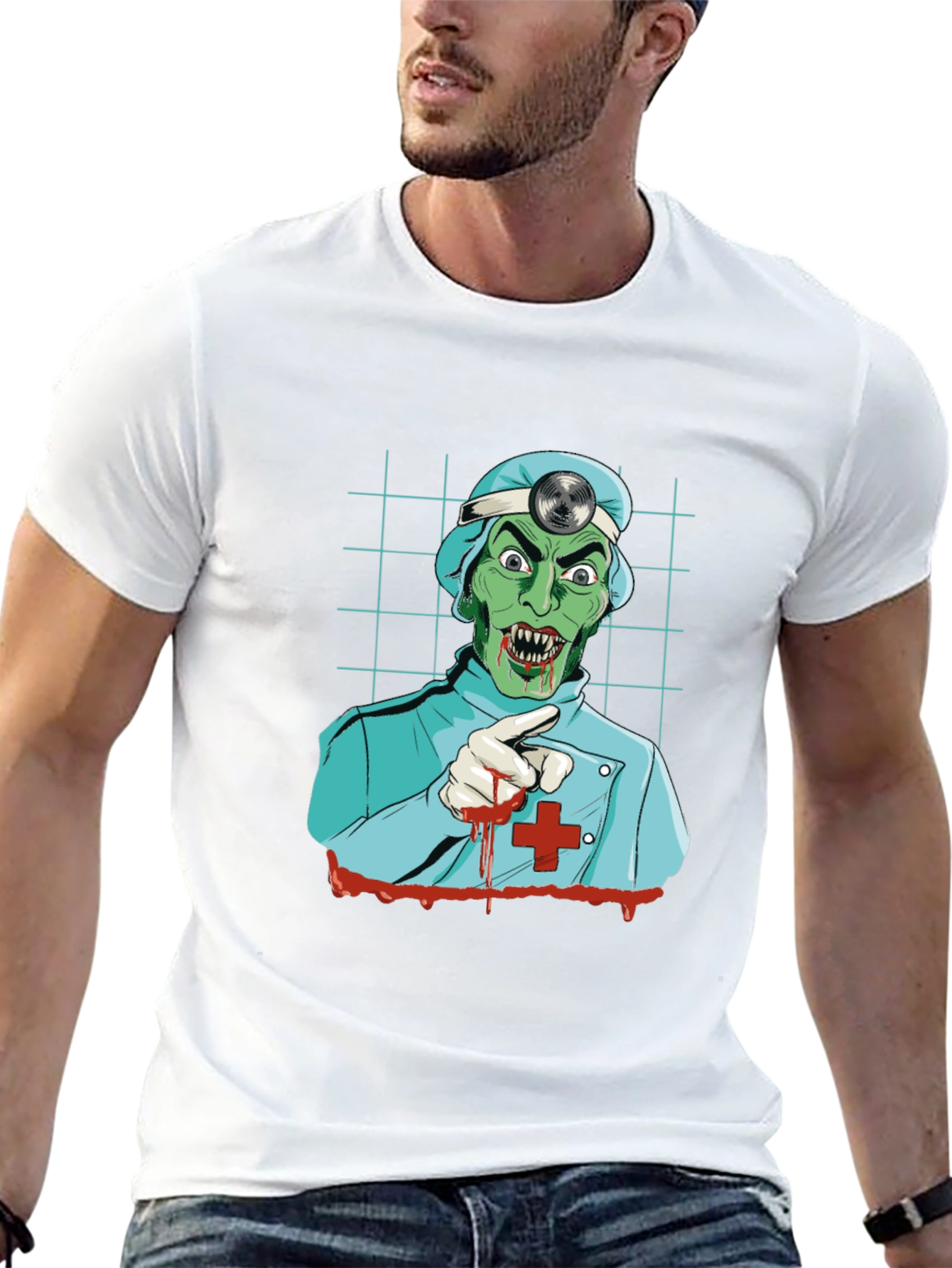Zombie Doctor Graphic T-Shirt