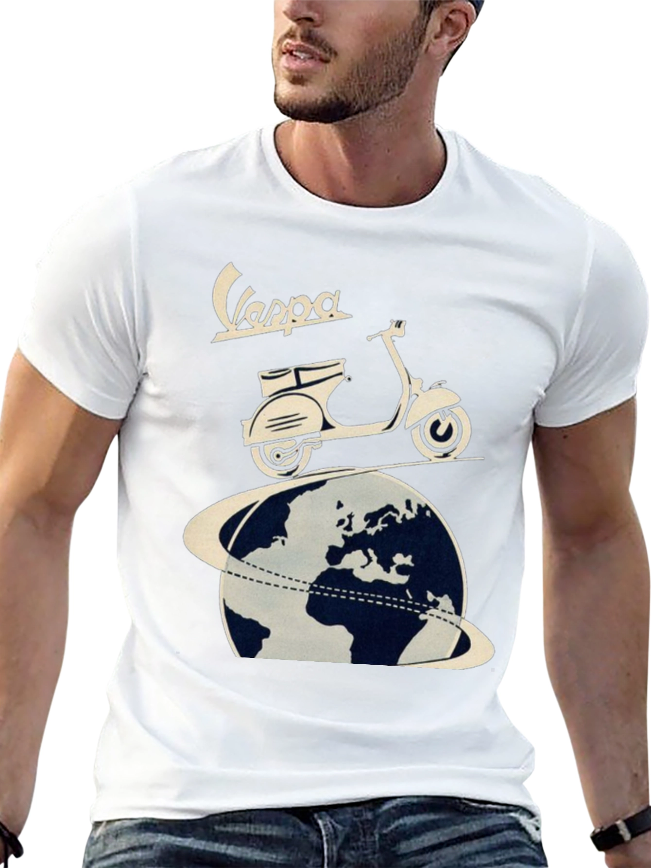 Vespa Around the World Graphic Tee