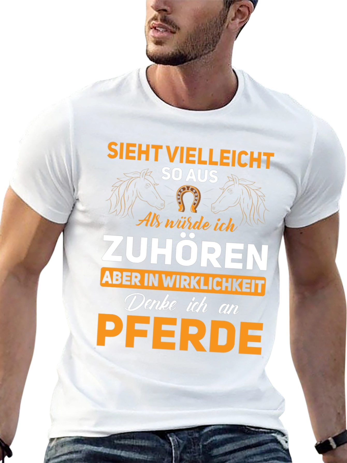 Funny Horse Lover T-Shirt - Pferde German Quote