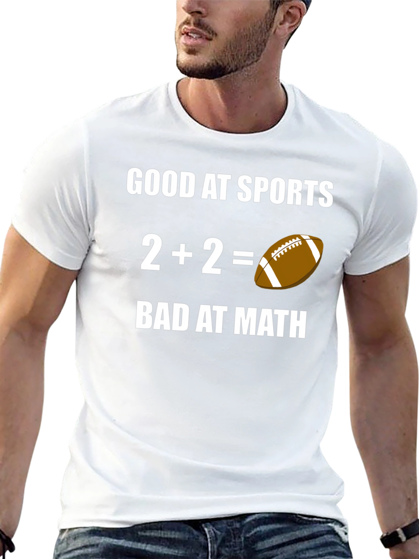 Funny Sports & Math Graphic T-Shirt