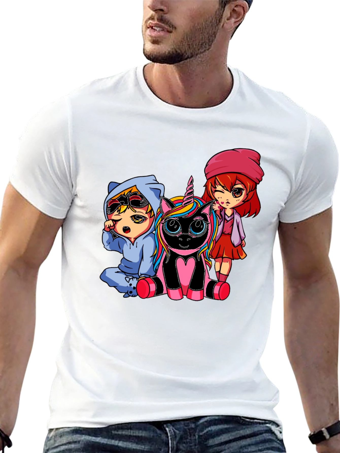 Anime Cartoon Graphic T-Shirt