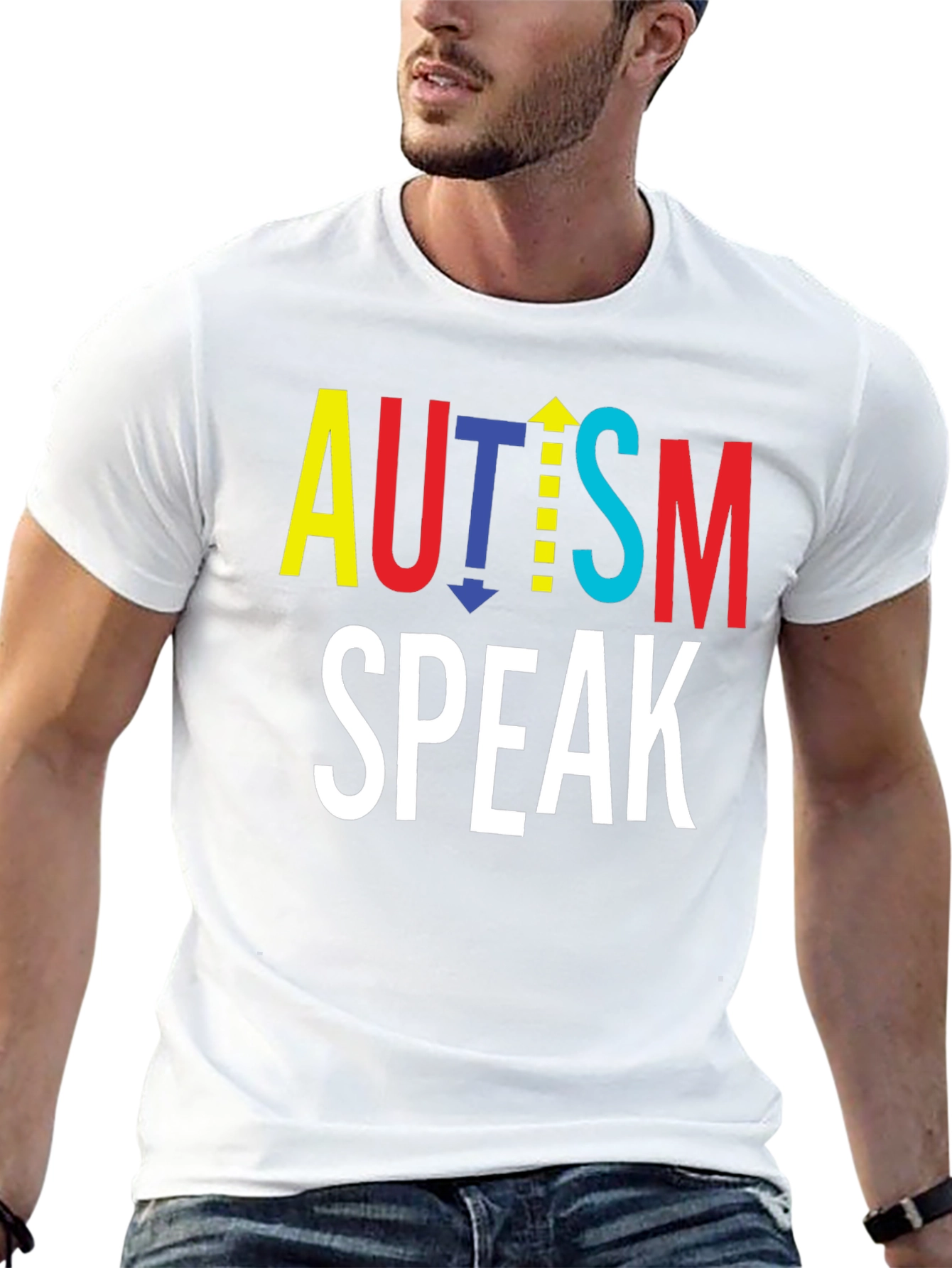 Autism Speaks Graphic Tee - Black