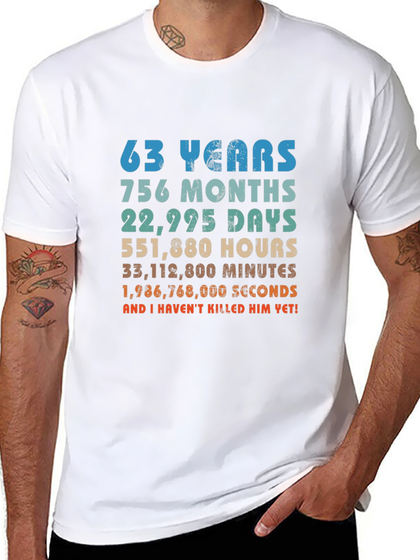 63 Years Anniversary Gag Gift T-Shirt