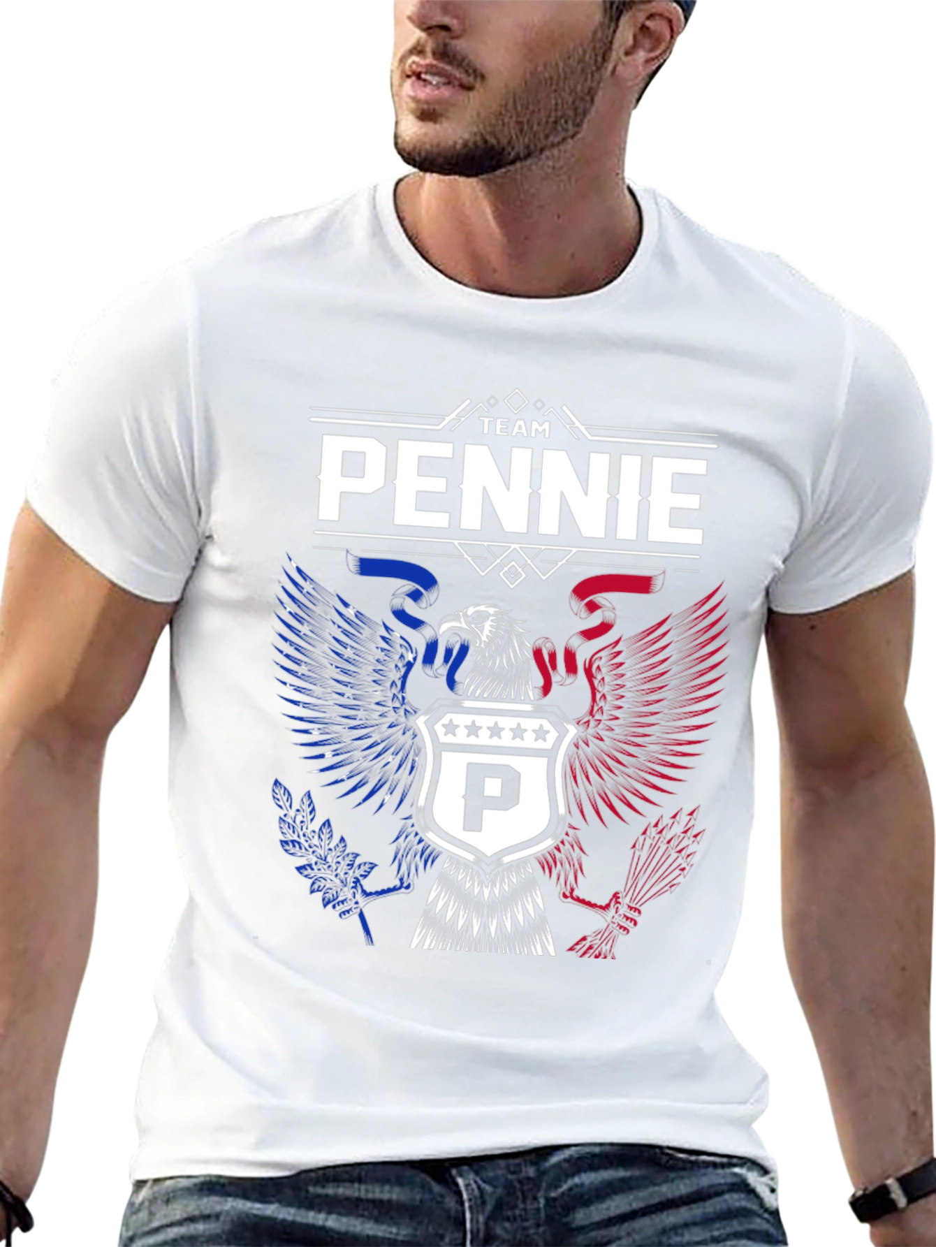 Team Pennie Eagle Patriotic T-Shirt