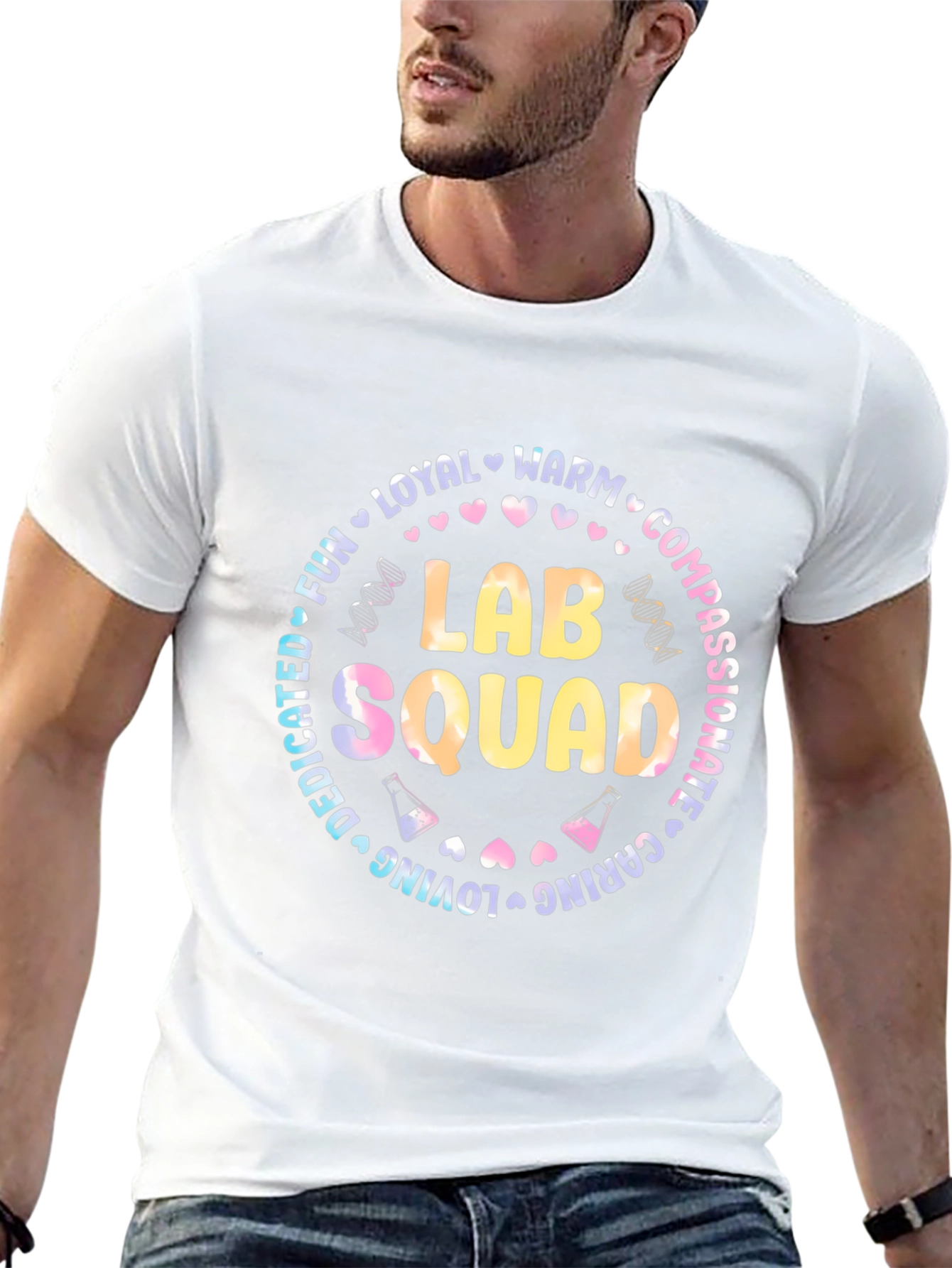 Lab Squad T-Shirt - Dedicated Caring and Fun!