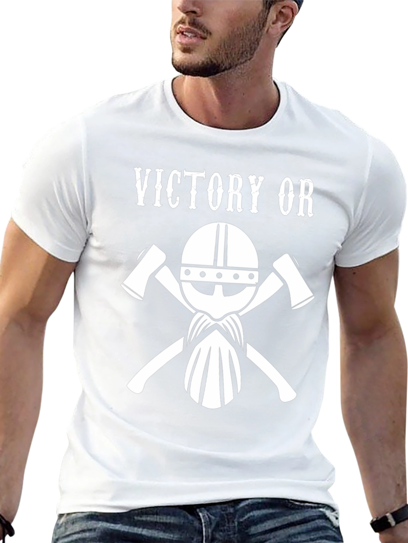 Victory or Valhalla Viking T-Shirt