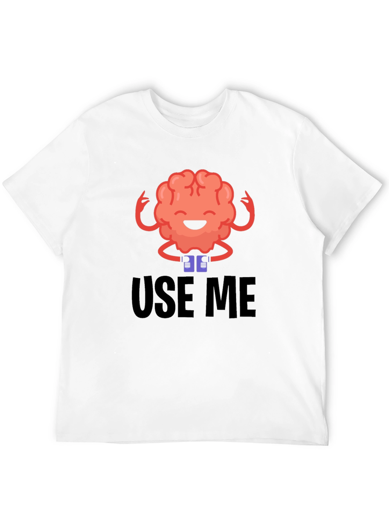 Use Me Brain Graphic Tee - Black T-Shirt