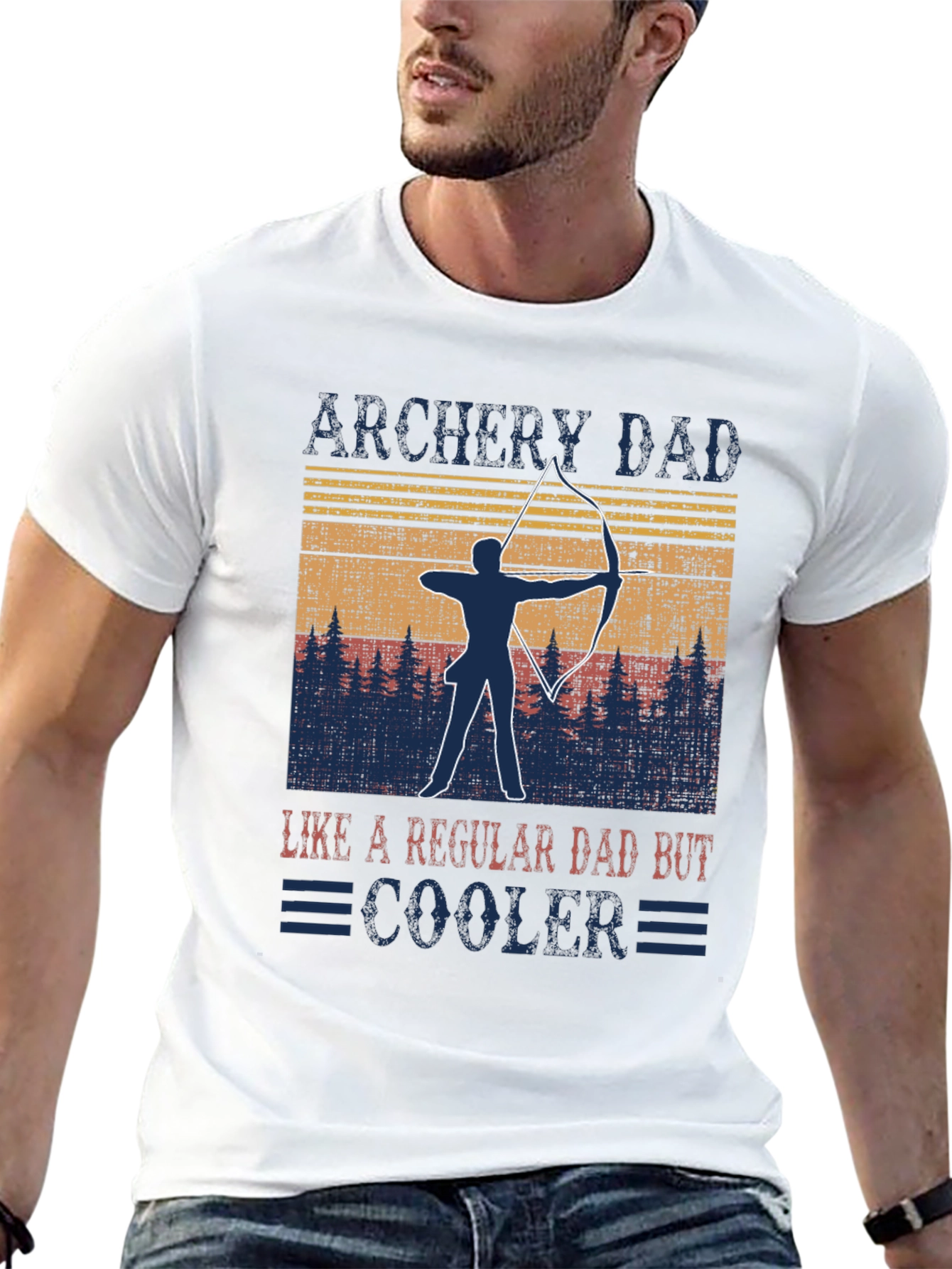Archery Dad T-Shirt - Cool Dad Design