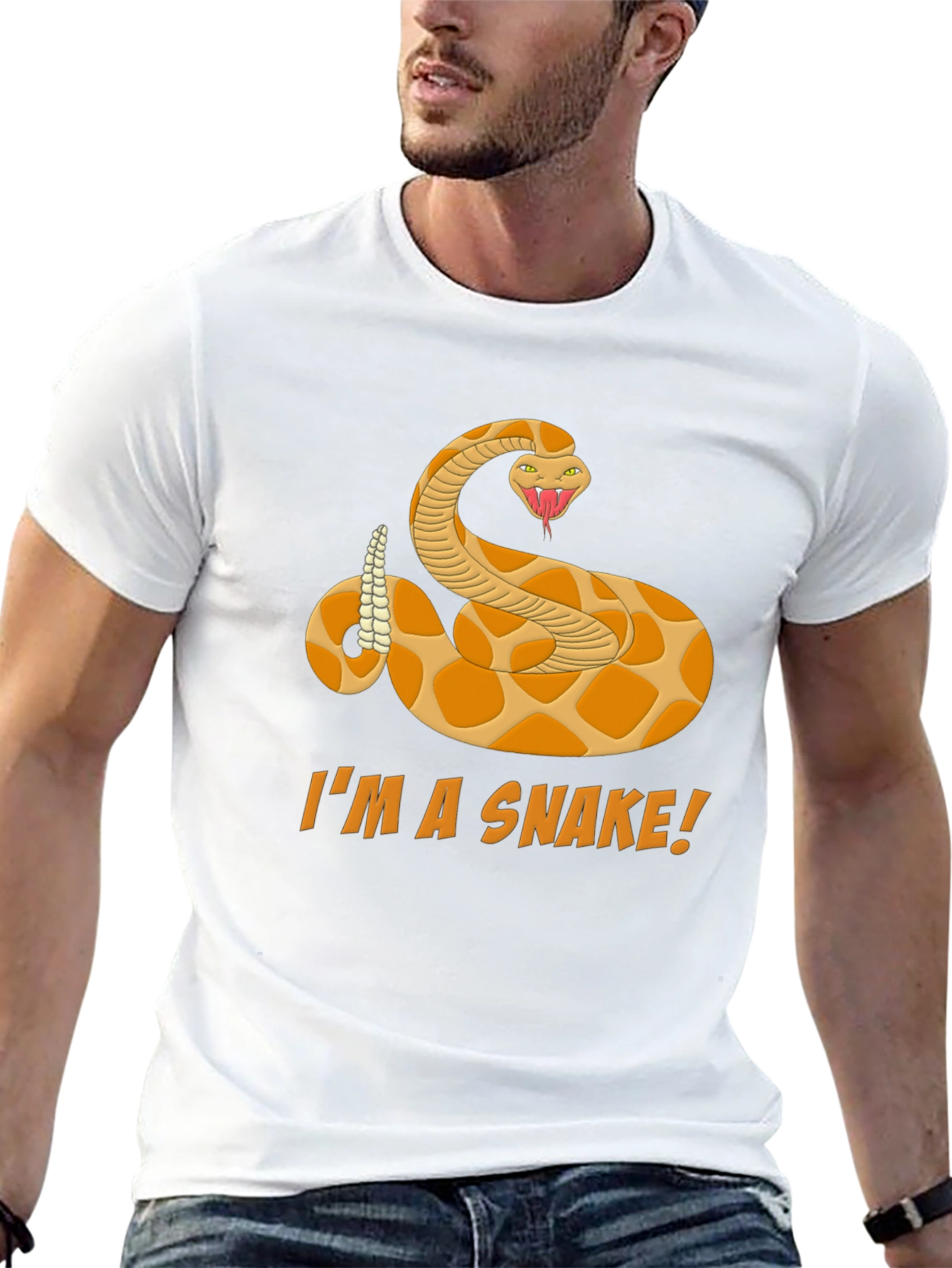 Im a Snake T-Shirt Funny Graphic Tee