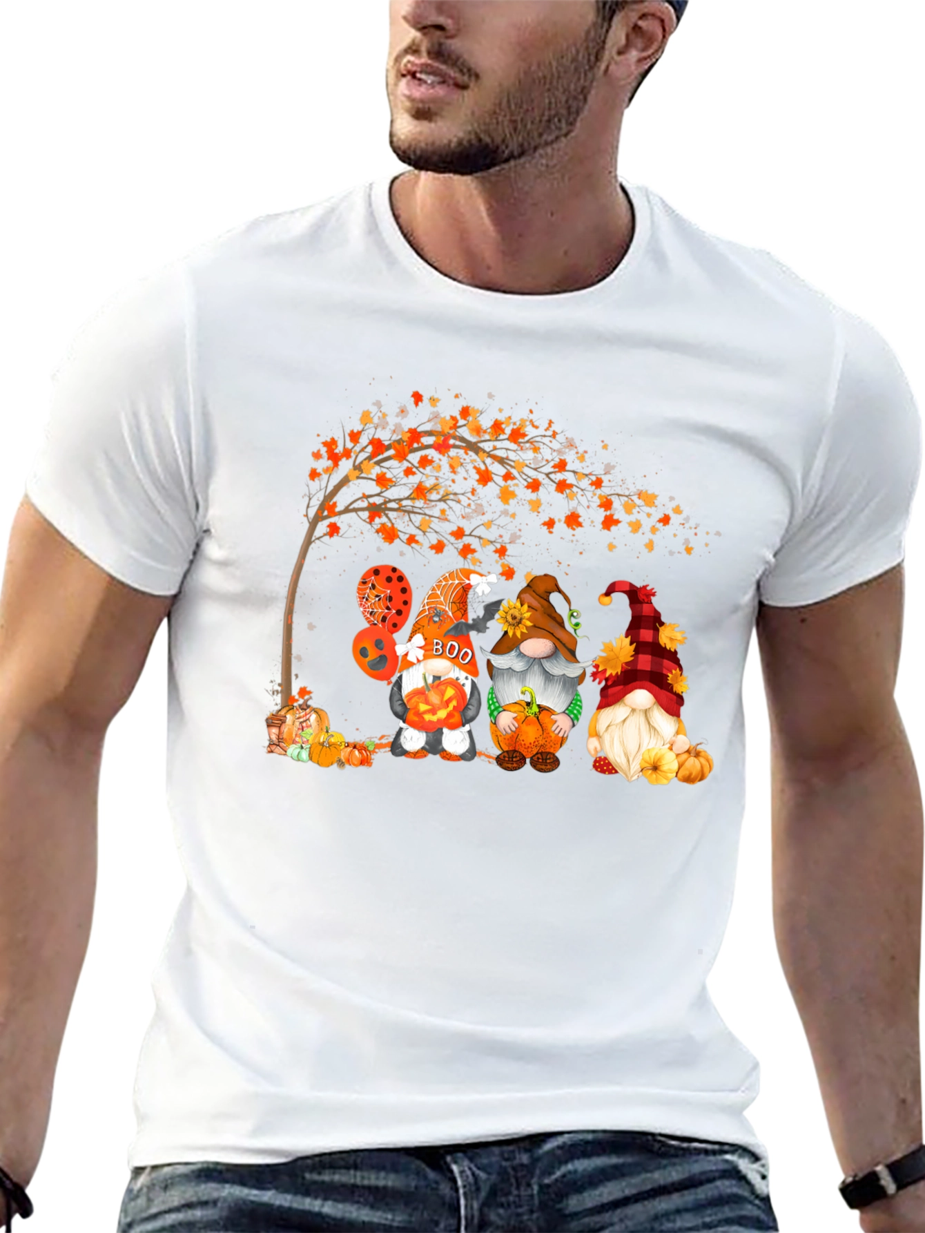 Fall Gnomes T-Shirt - Autumn Season Style