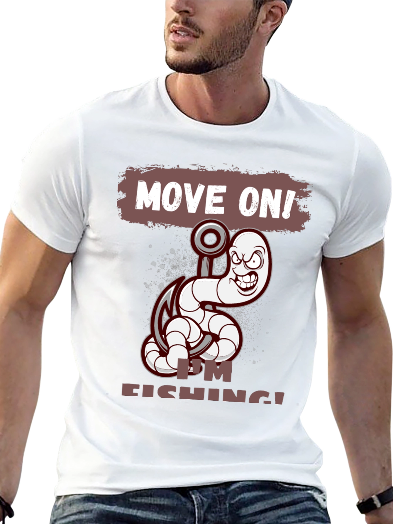 Move On! Im Fishing T-Shirt
