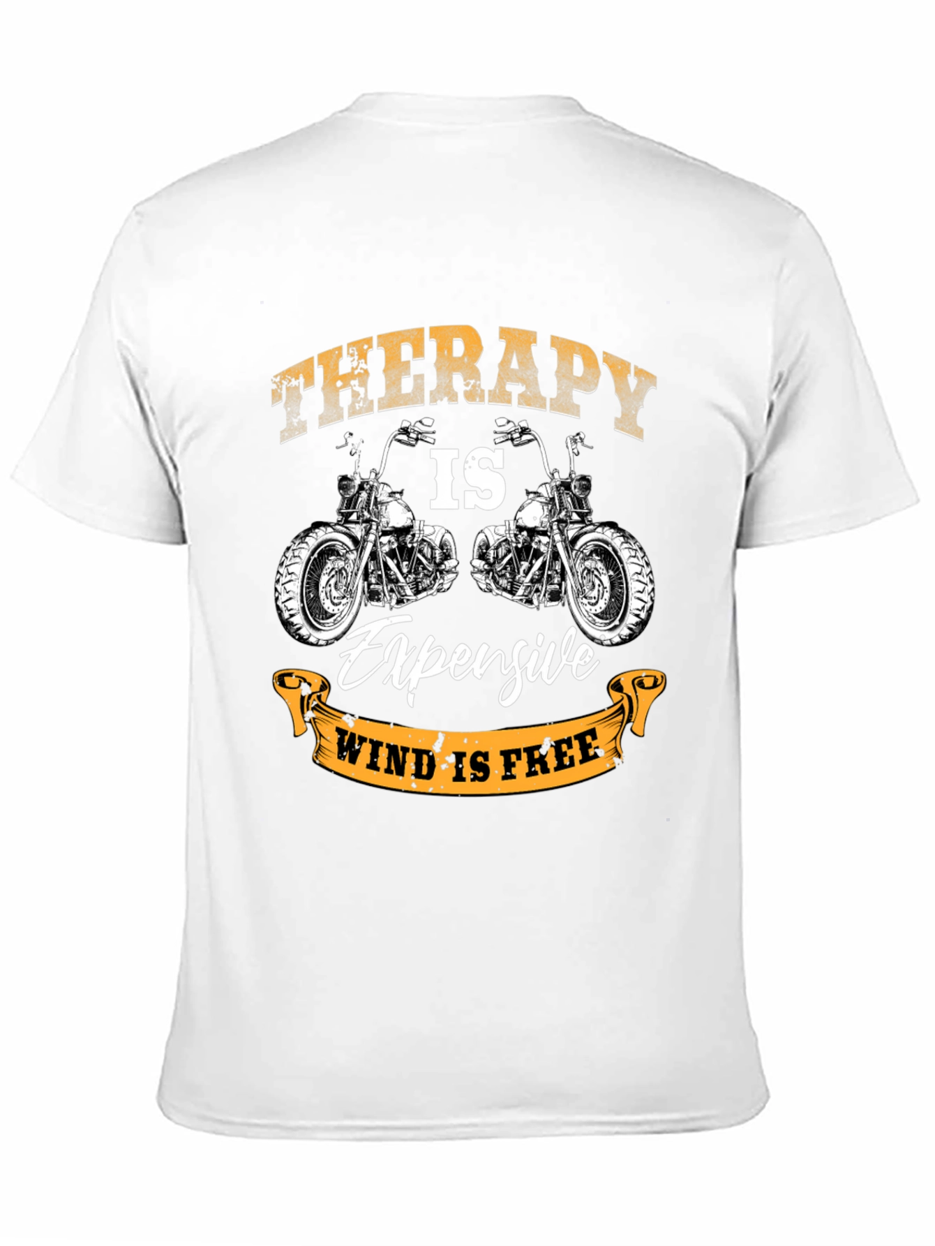 Therapy is Expensive Wind is Free Black T-Shirt