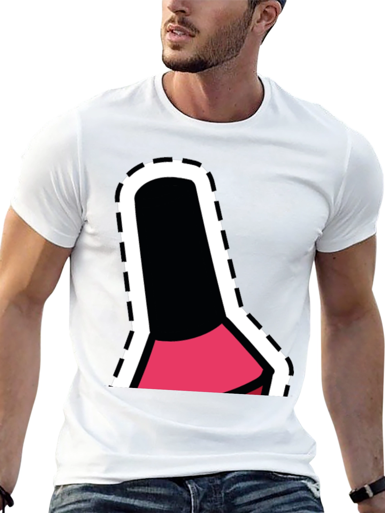 Cartoon Style Graphic Tee