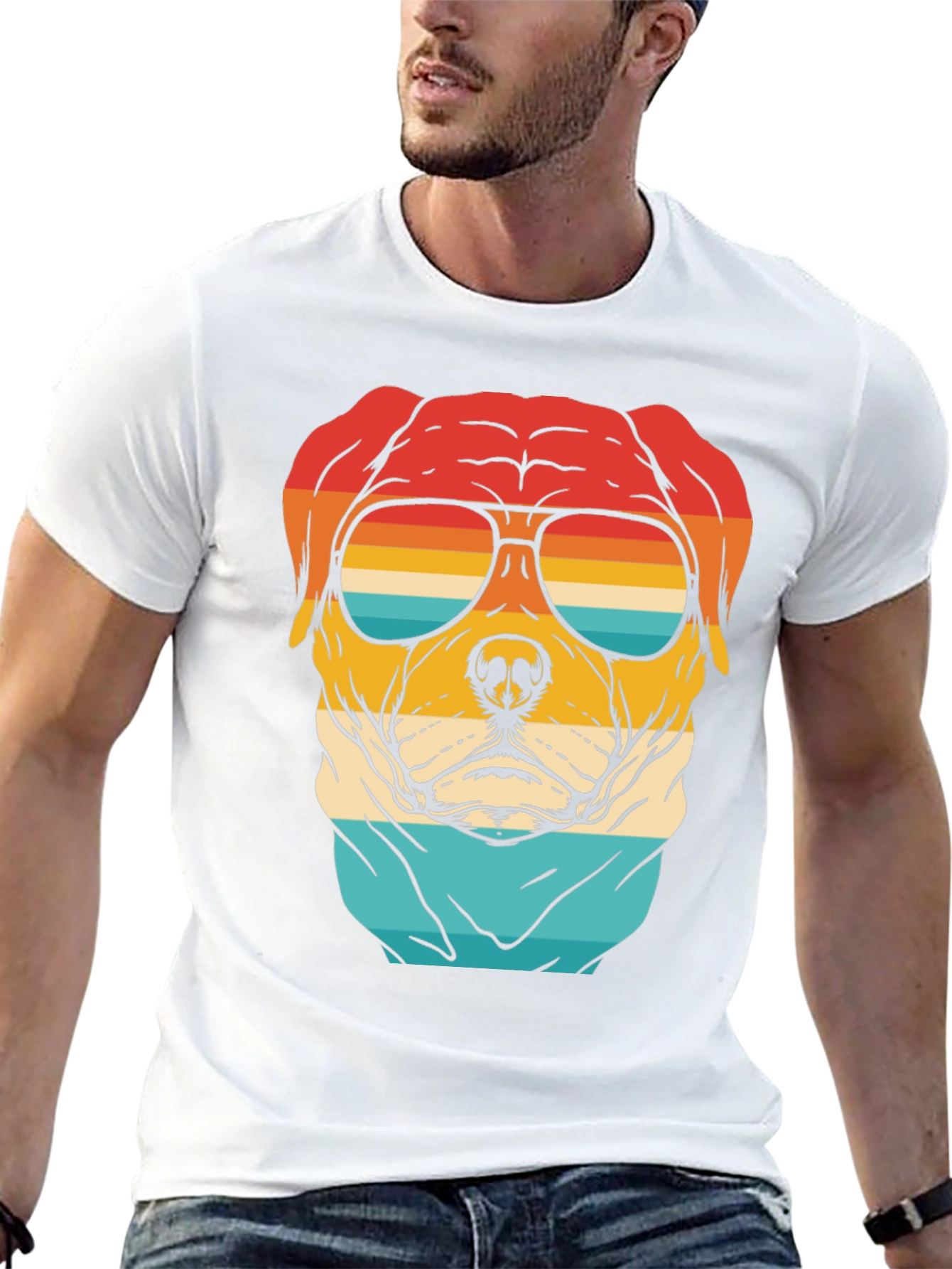 Retro Dog T-Shirt - Cool Canine Vibes!