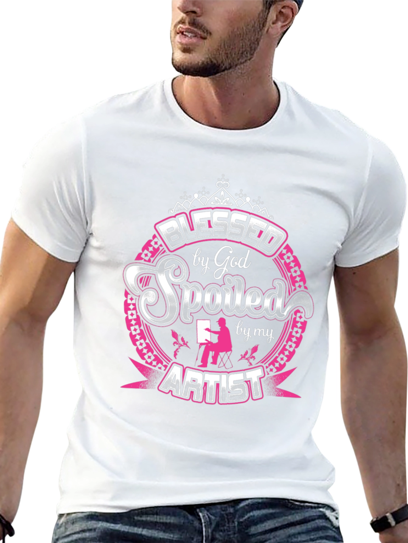 Blessed Spoiled by My Artist T-Shirt