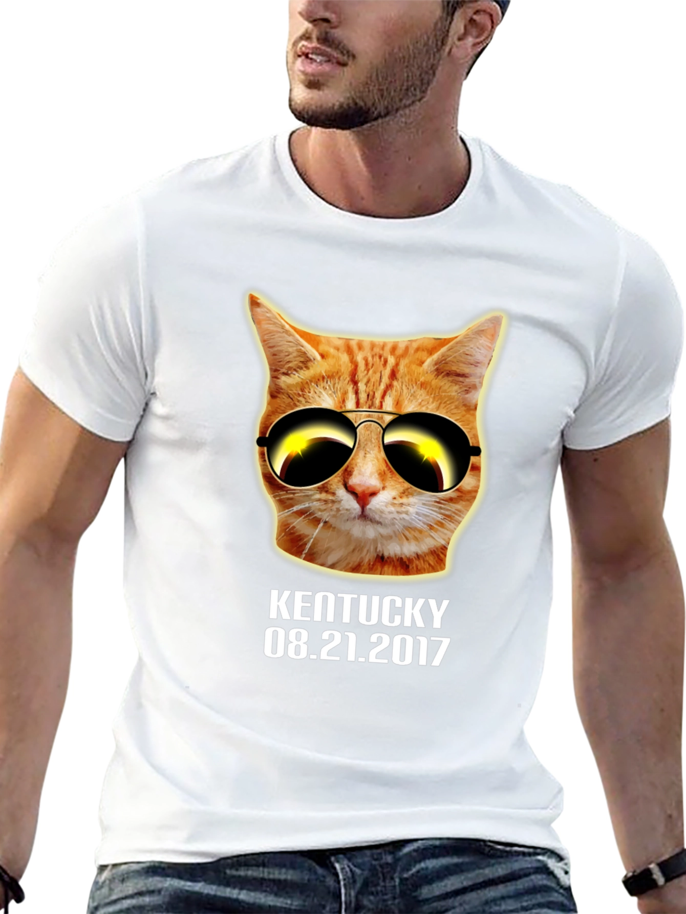 Cool Cat Kentucky Eclipse T-Shirt