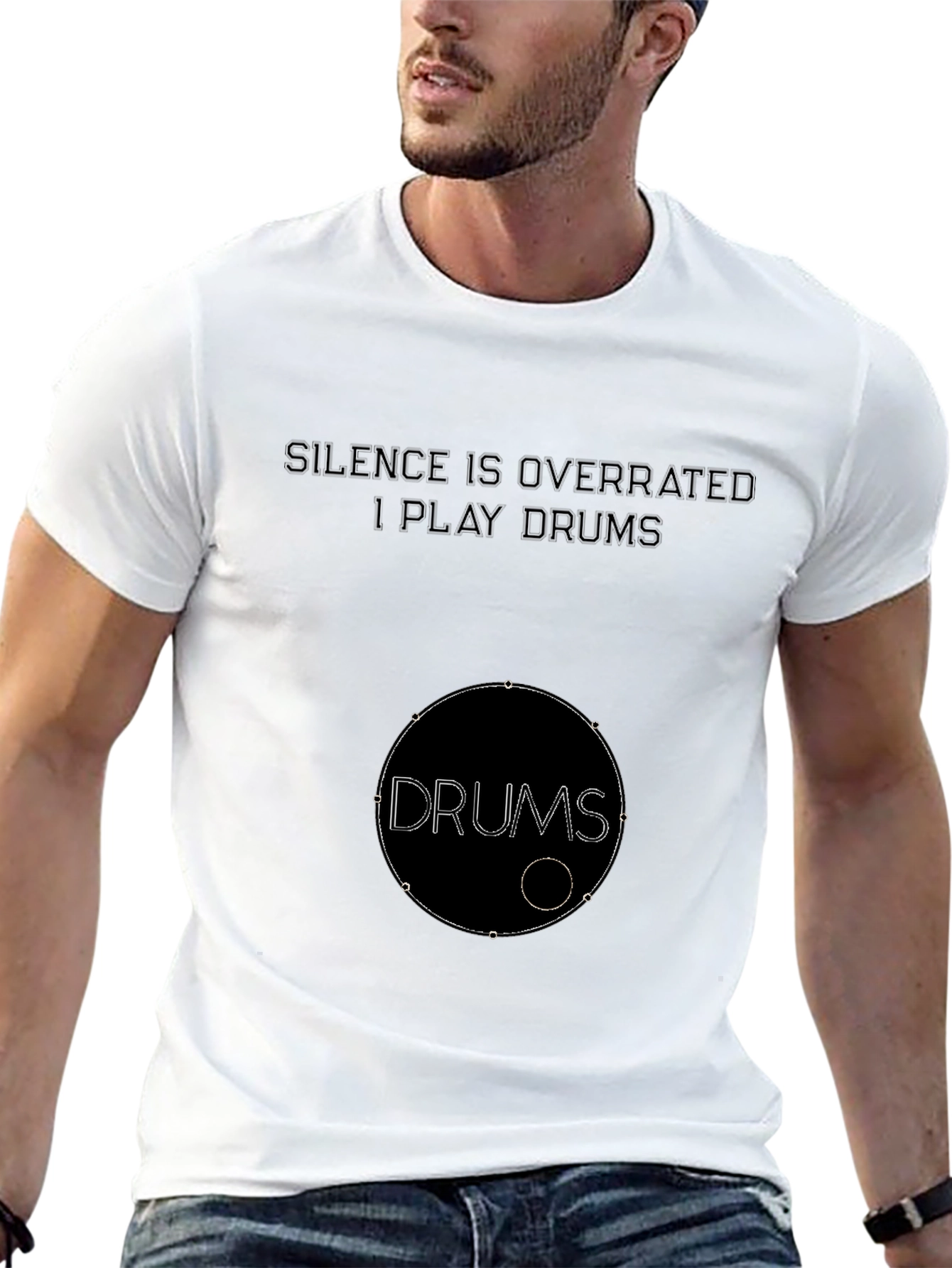 Silence is Overrated Drummer T-Shirt