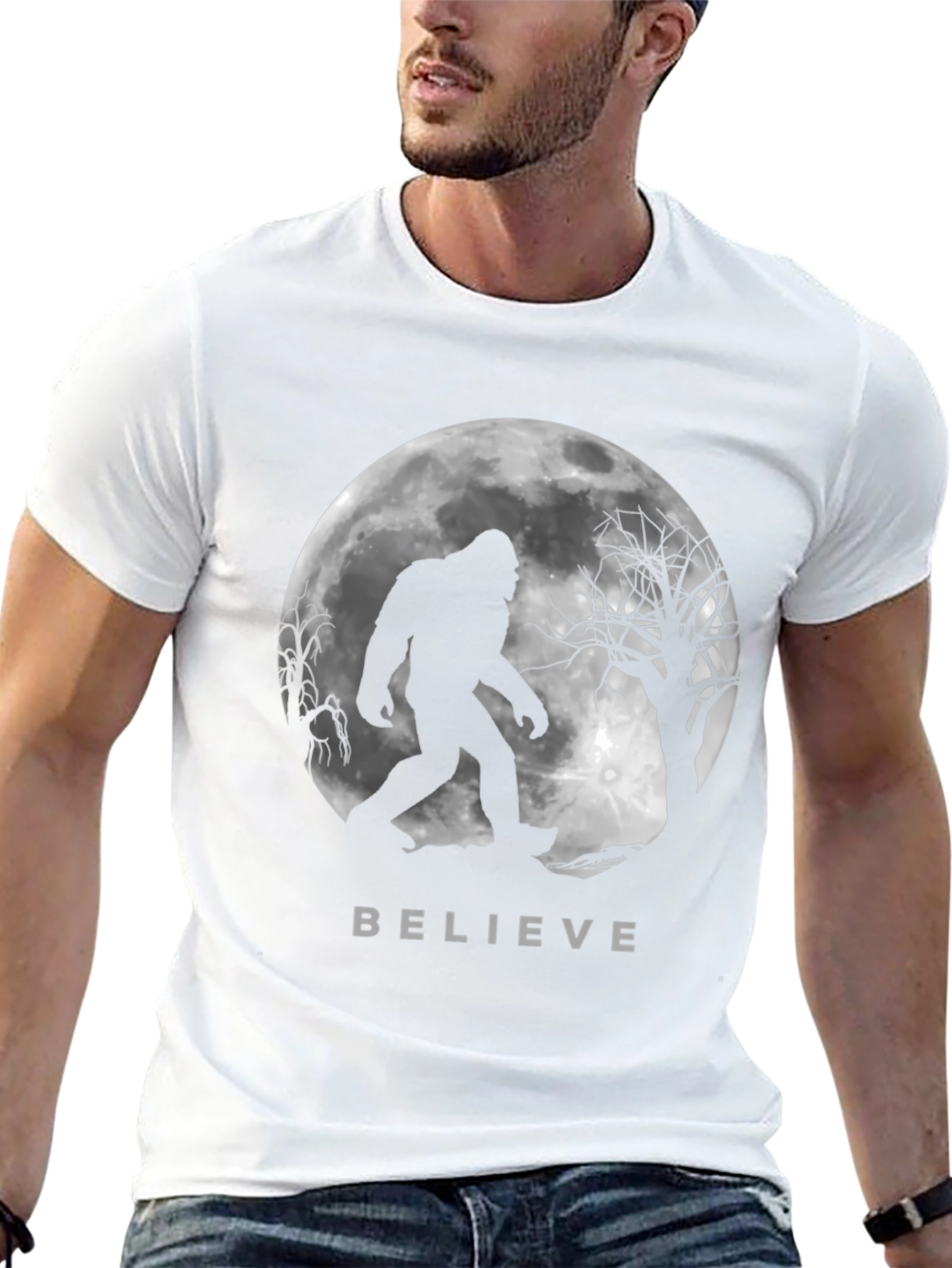 Believe Bigfoot Silhouette T-Shirt