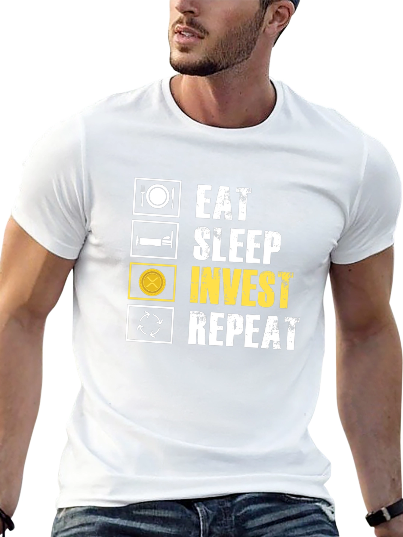 Eat Sleep Invest Repeat T-Shirt