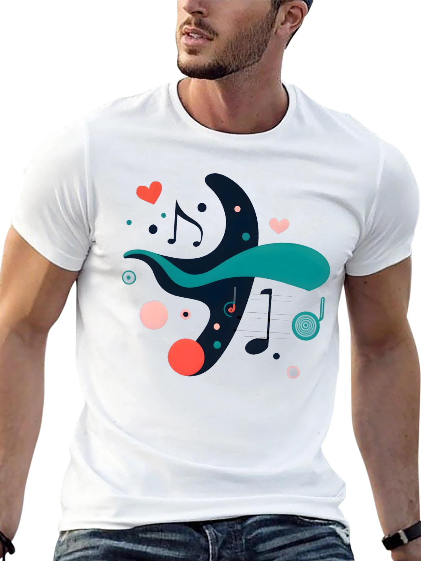 Abstract Music Lover Tee