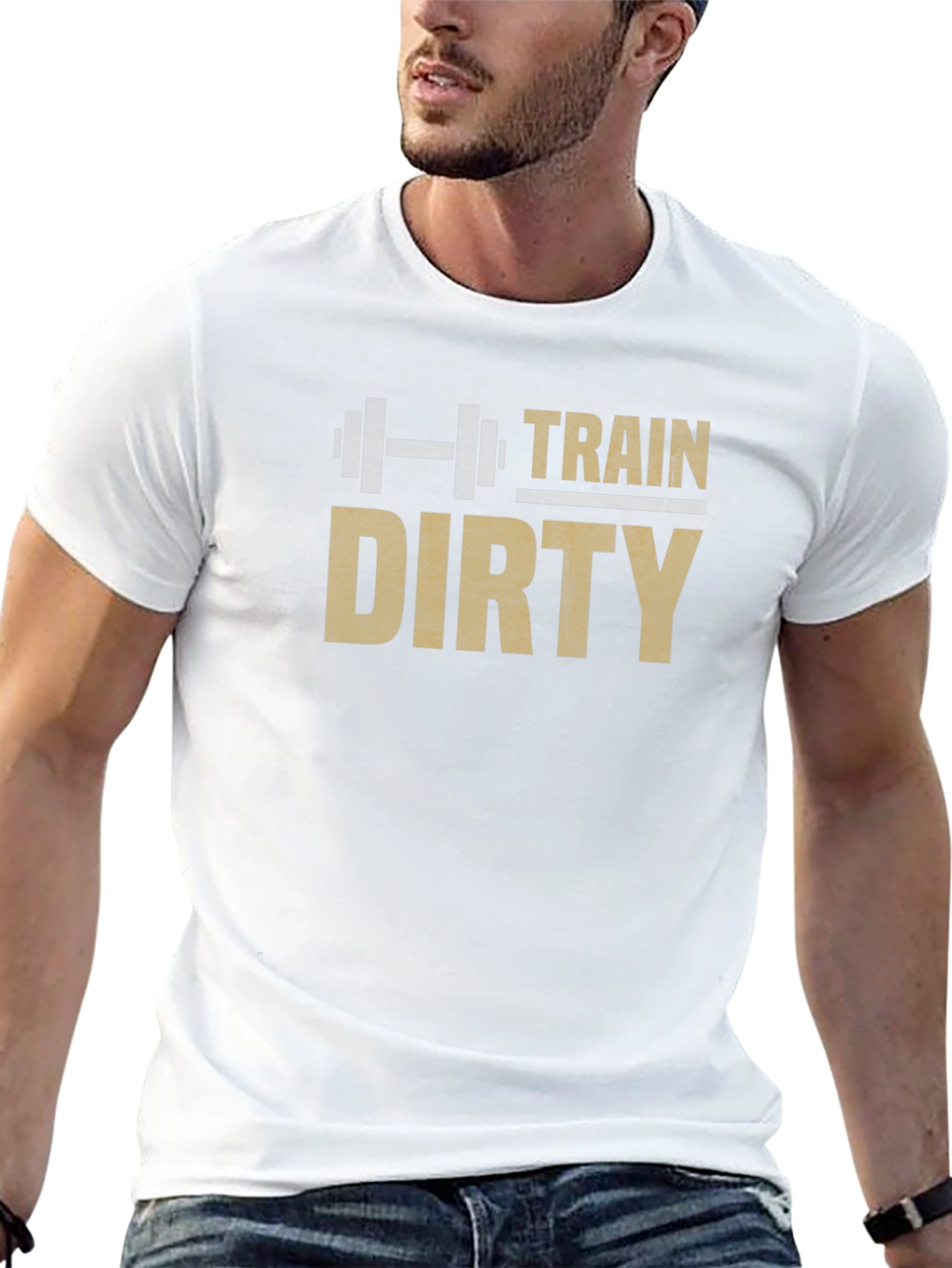 Train Dirty Graphic T-Shirt - Fitness Apparel