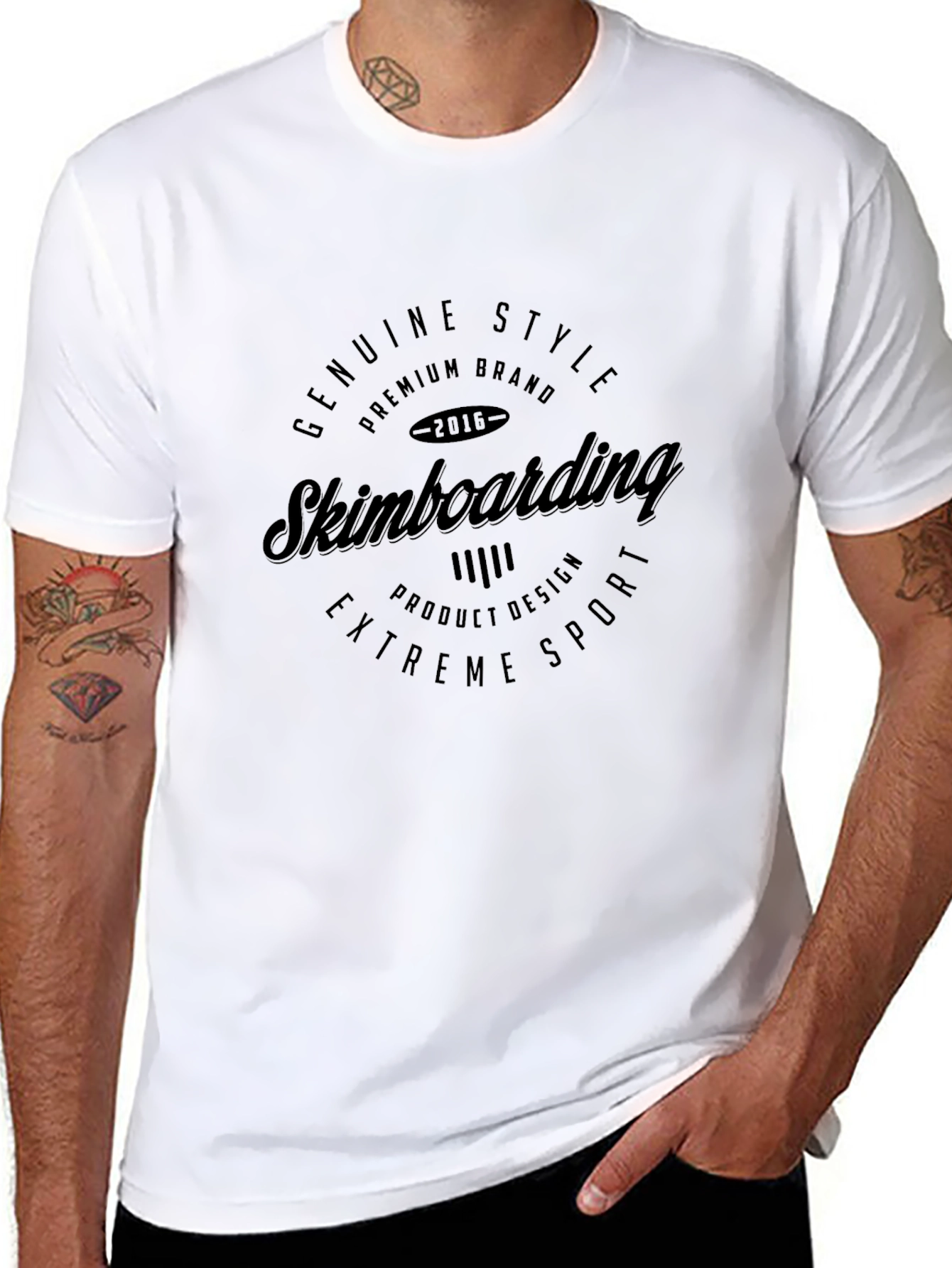 Skimboarding Genuine Style Tee