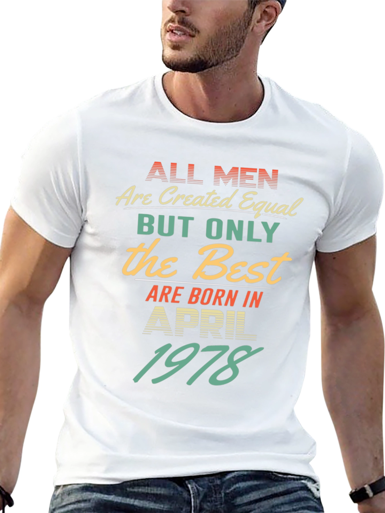 Born in April 1978 Mens T-Shirt
