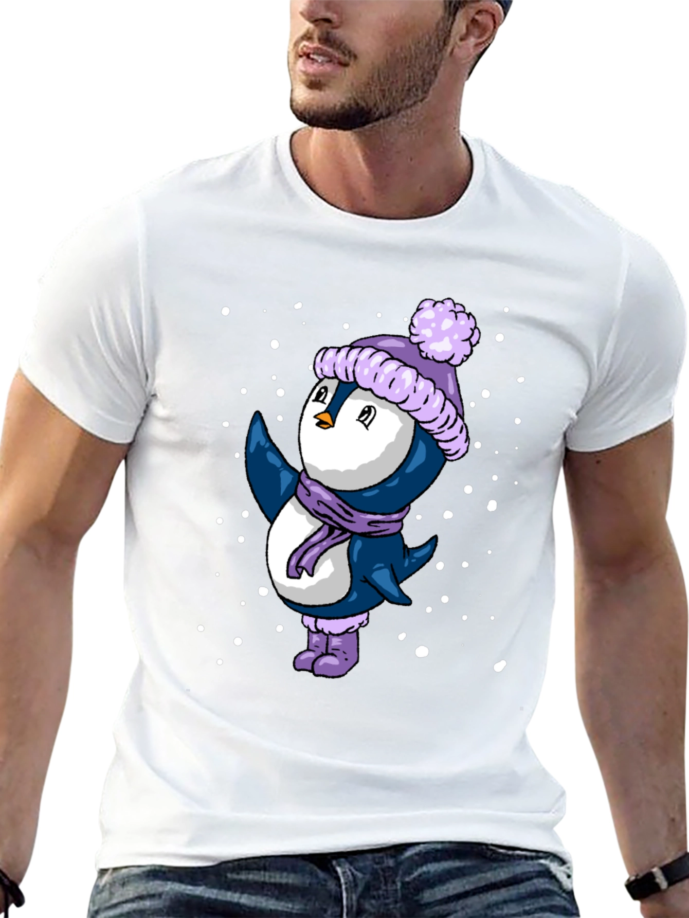 Winter Penguin Graphic Tee