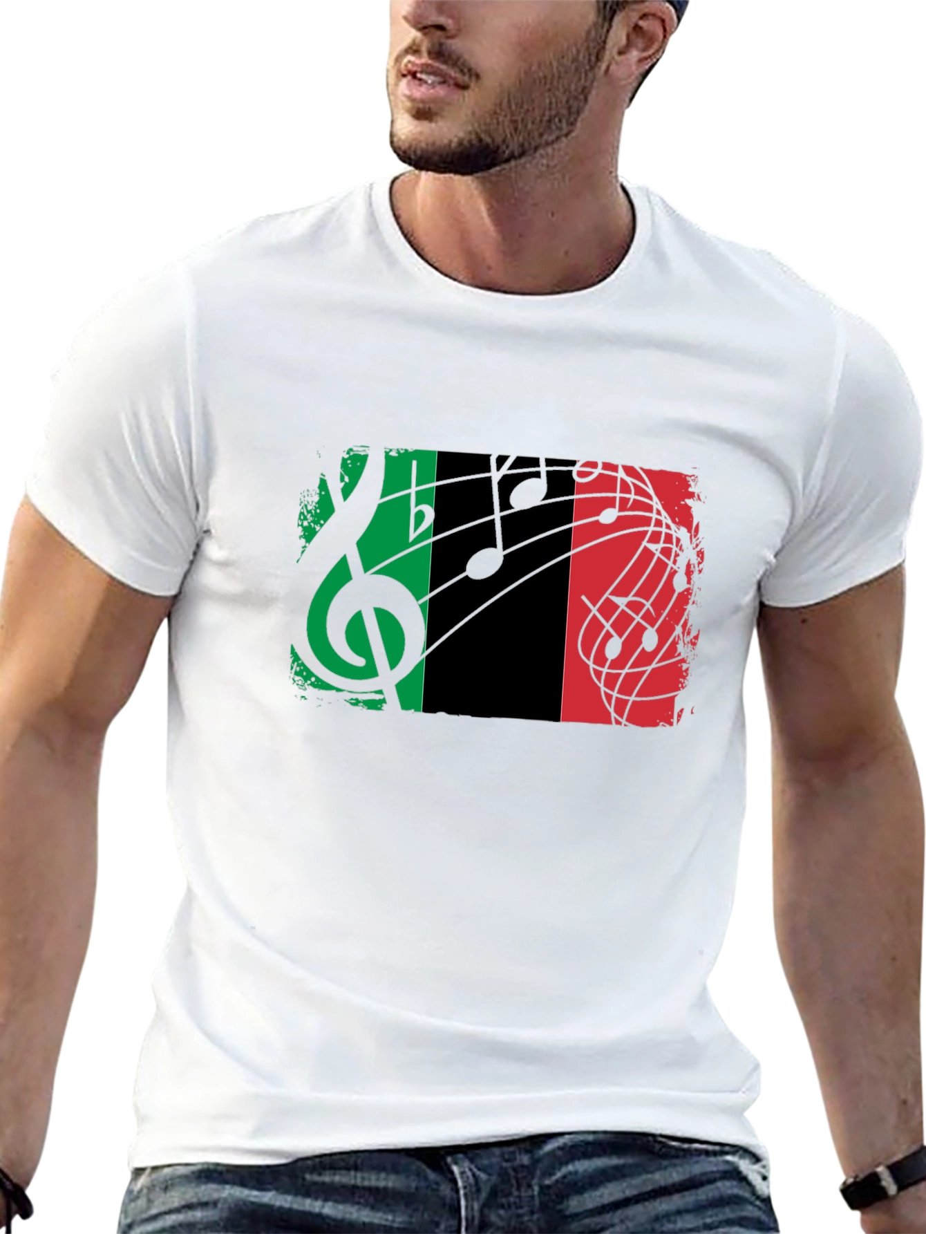 Italian Music Flag T-Shirt - Stylish Graphic Tee