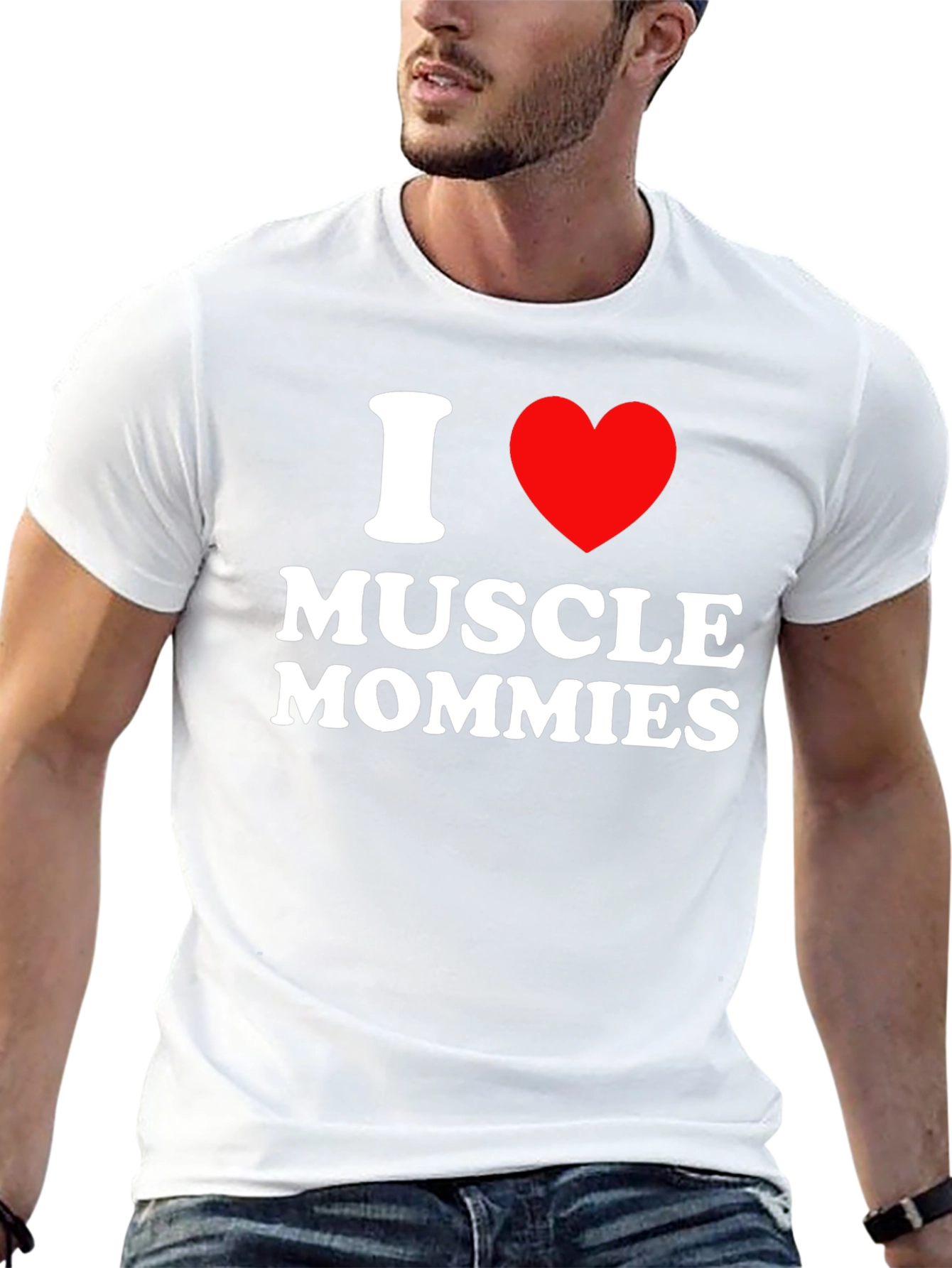 I Love Muscle Mommies T-Shirt