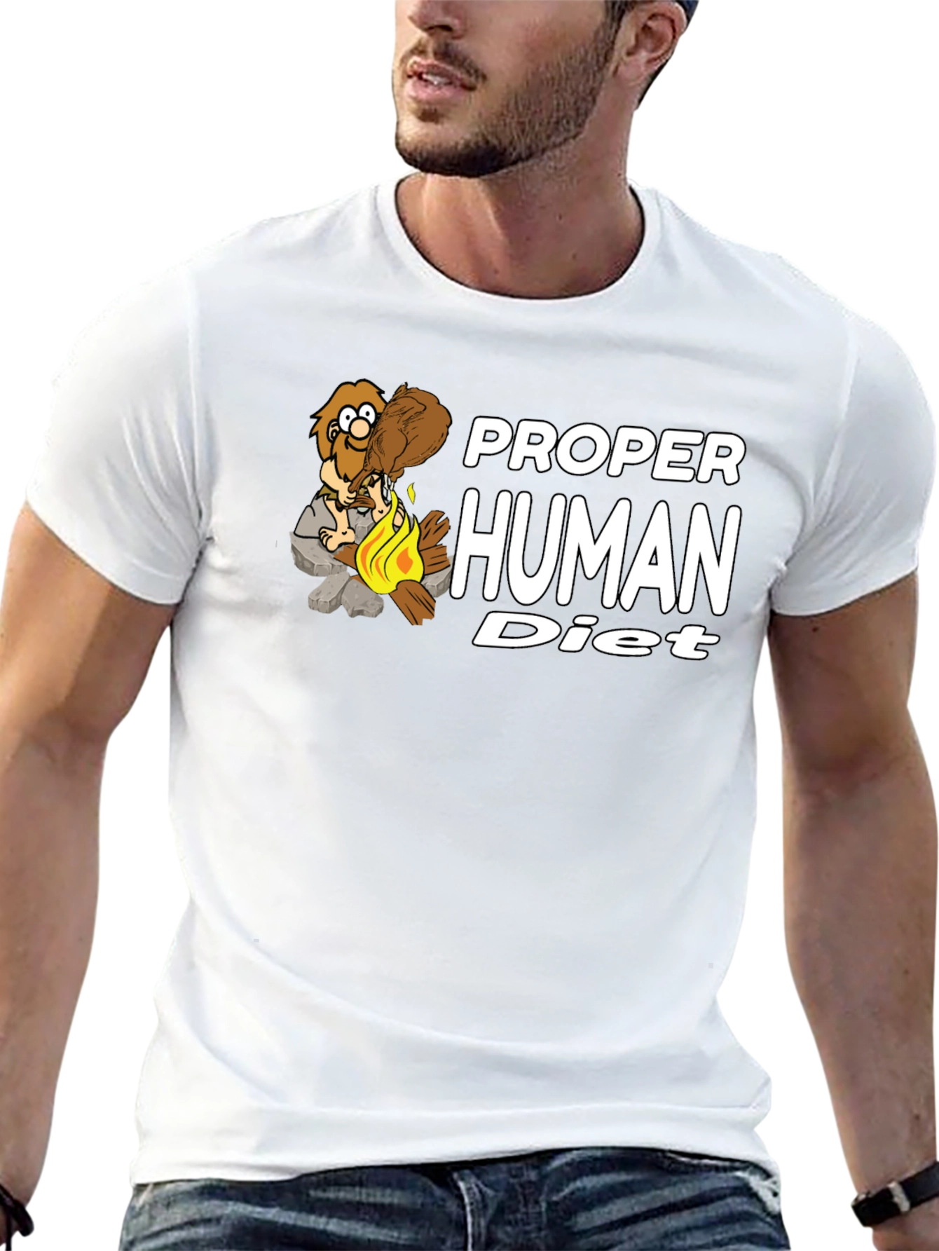 Proper Human Diet Graphic T-Shirt
