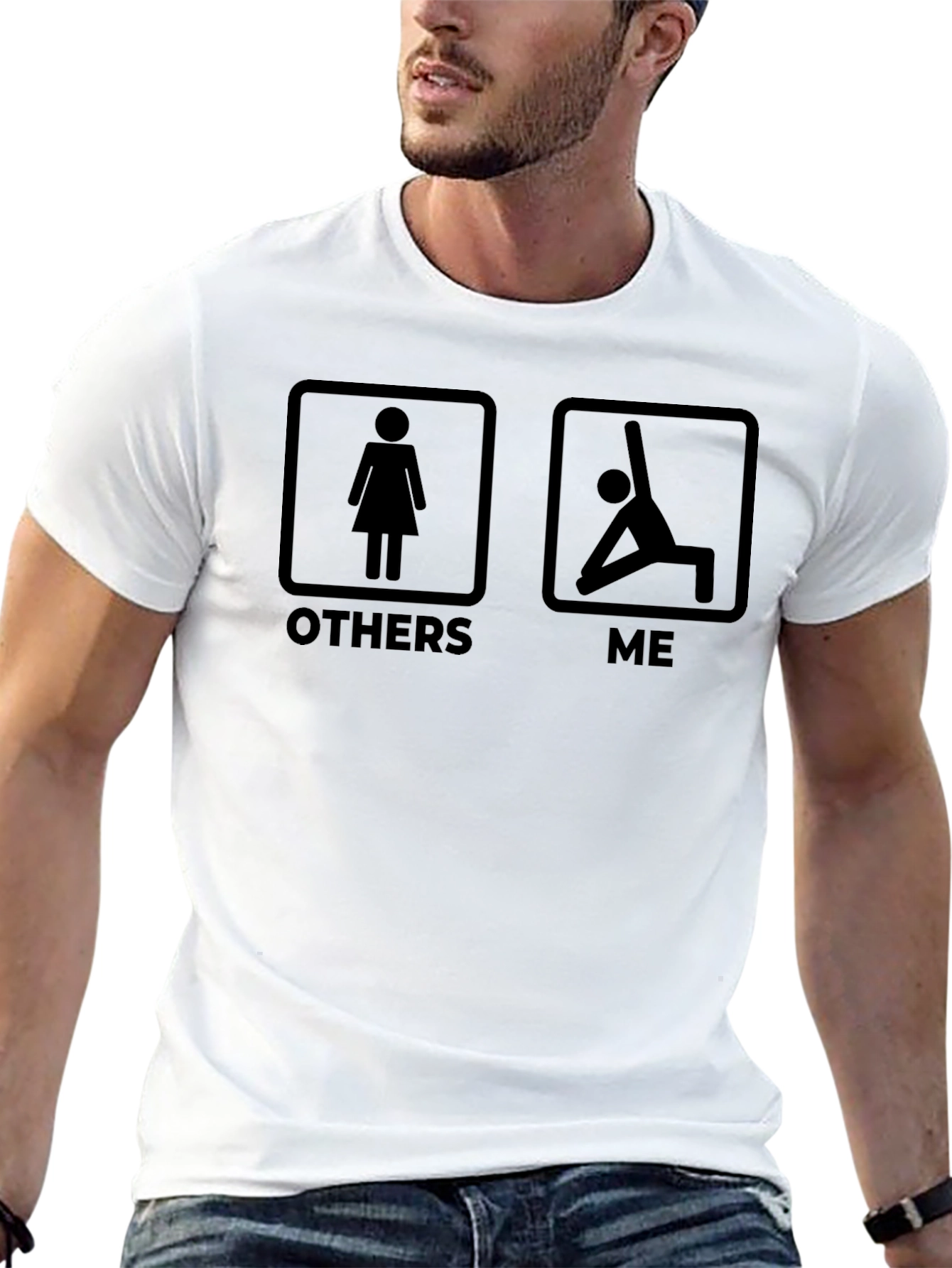 Yoga Lovers T-Shirt - Others vs. Me Funny Tee