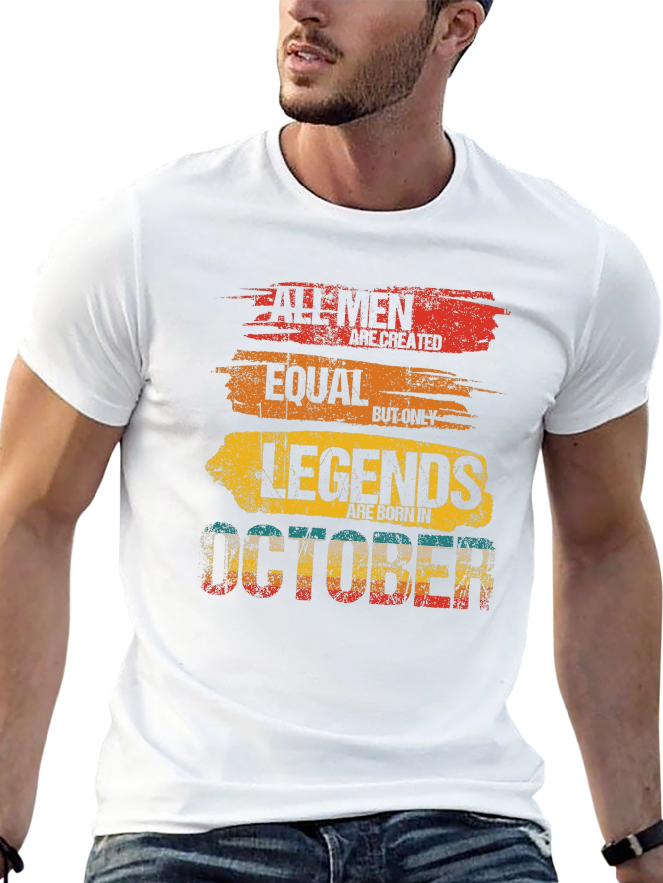 Legends Born in October Graphic T-Shirt