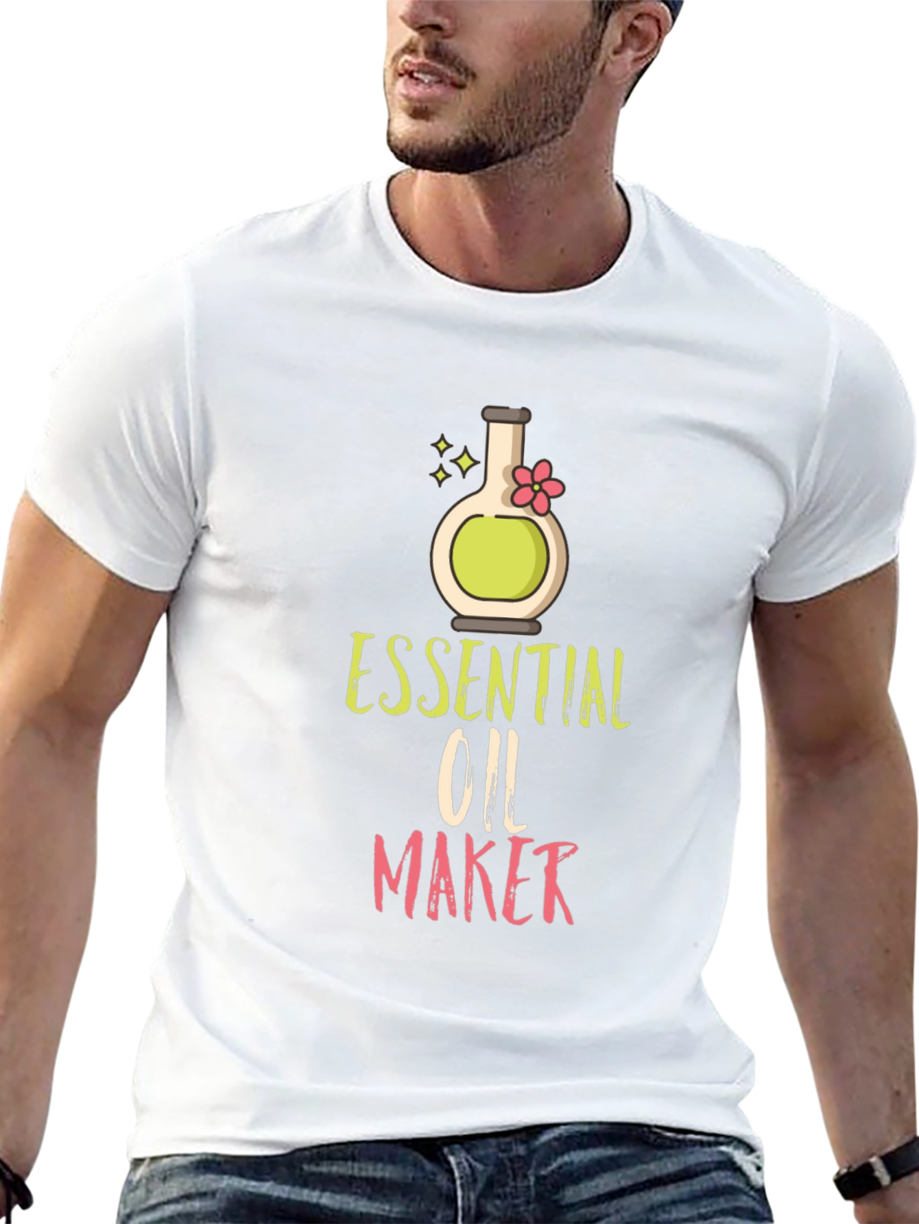 Essential Oil Maker T-Shirt - Black Cotton Blend