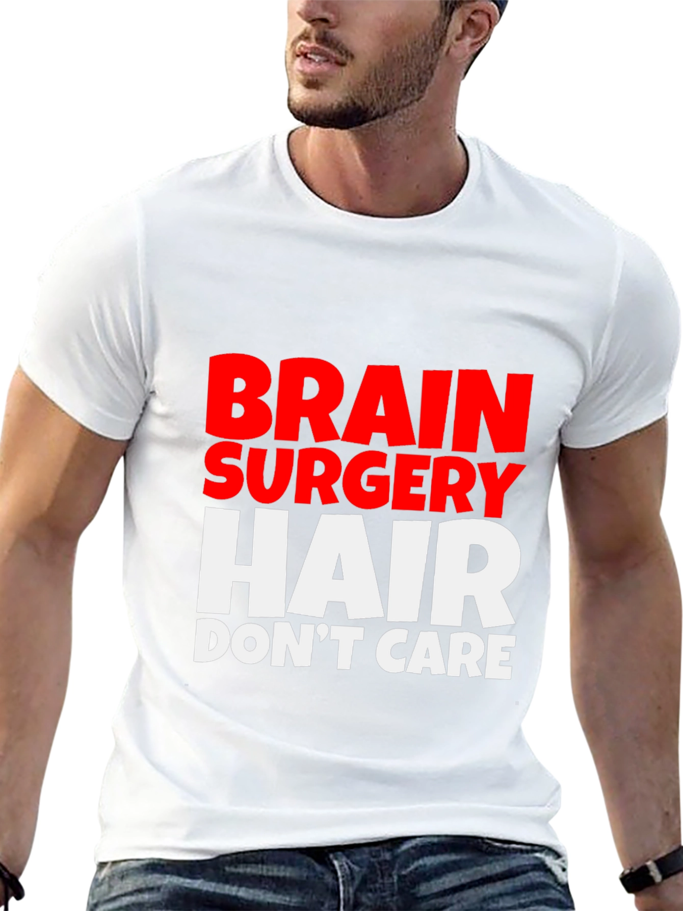 Brain Surgery Hair Dont Care Tee