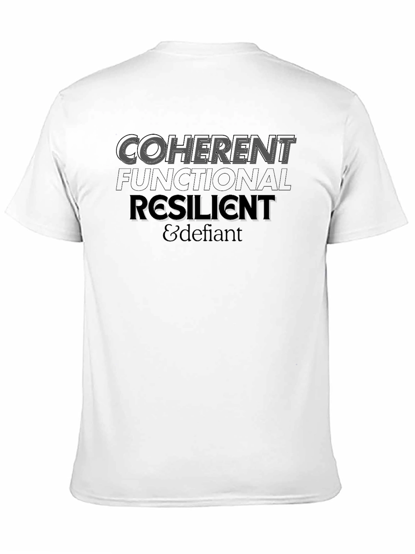 Coherent Functional Resilient Graphic Tee