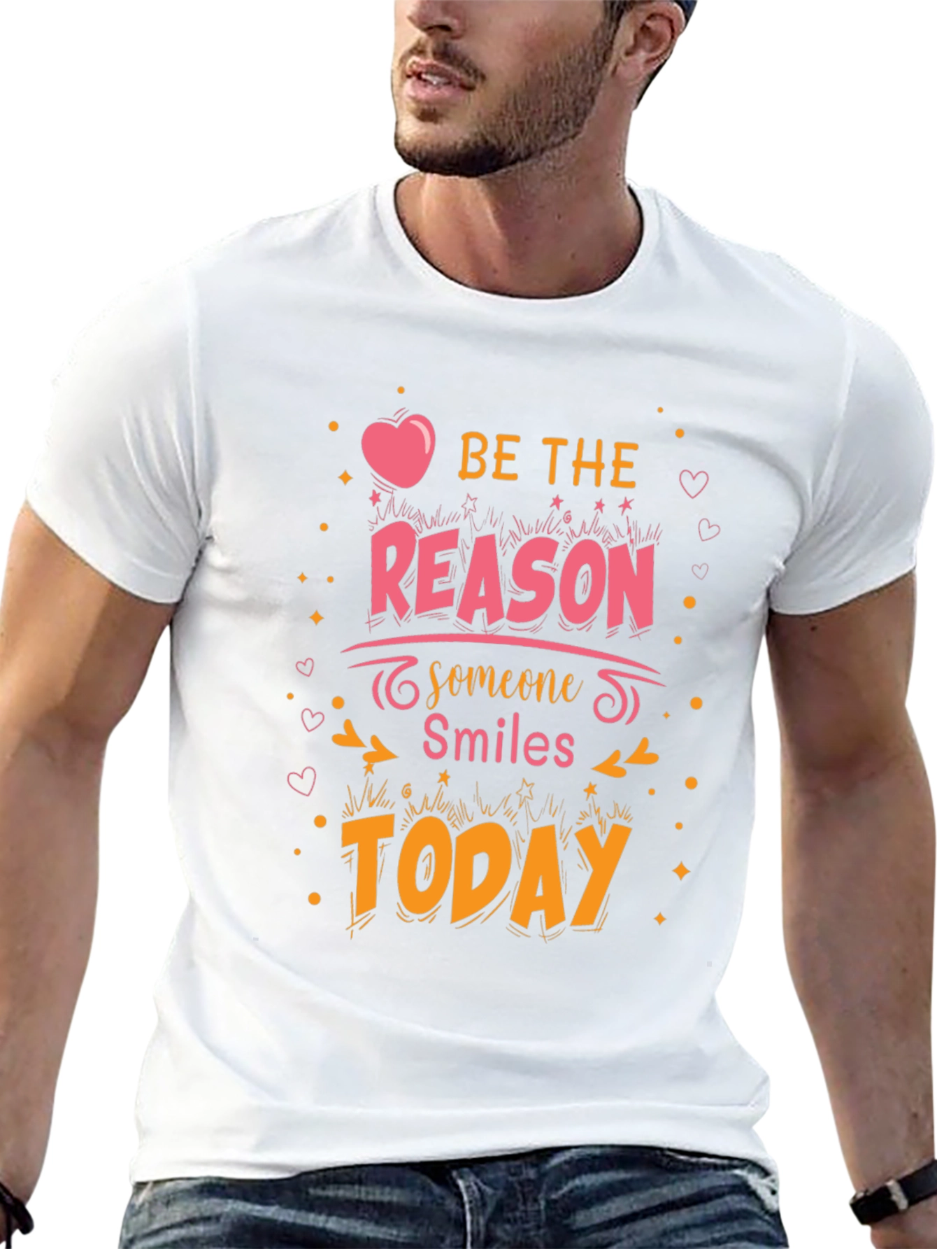 Be The Reason Graphic Tee - Positive Vibes Shirt