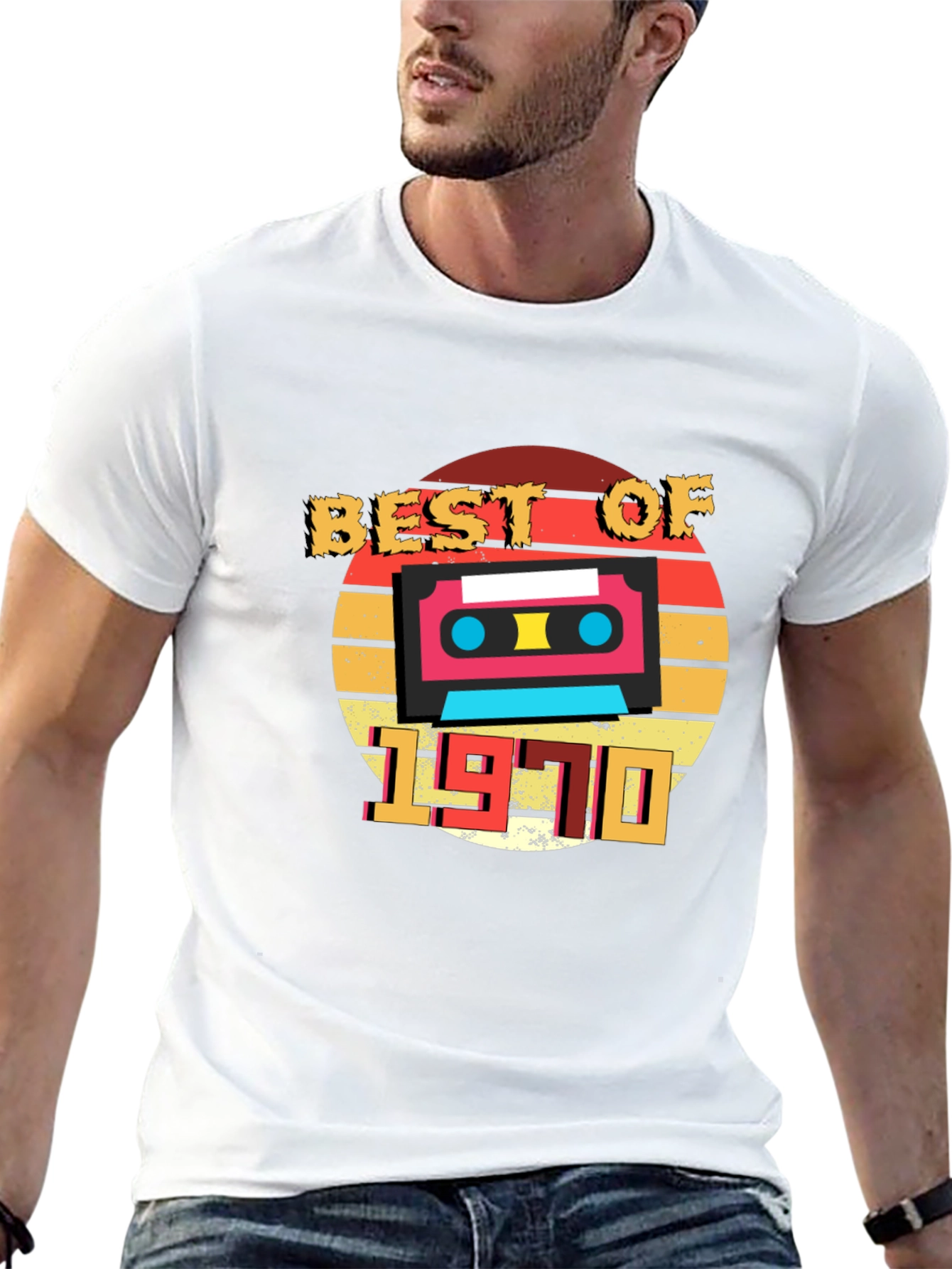Best of 1970 Retro Cassette T-Shirt