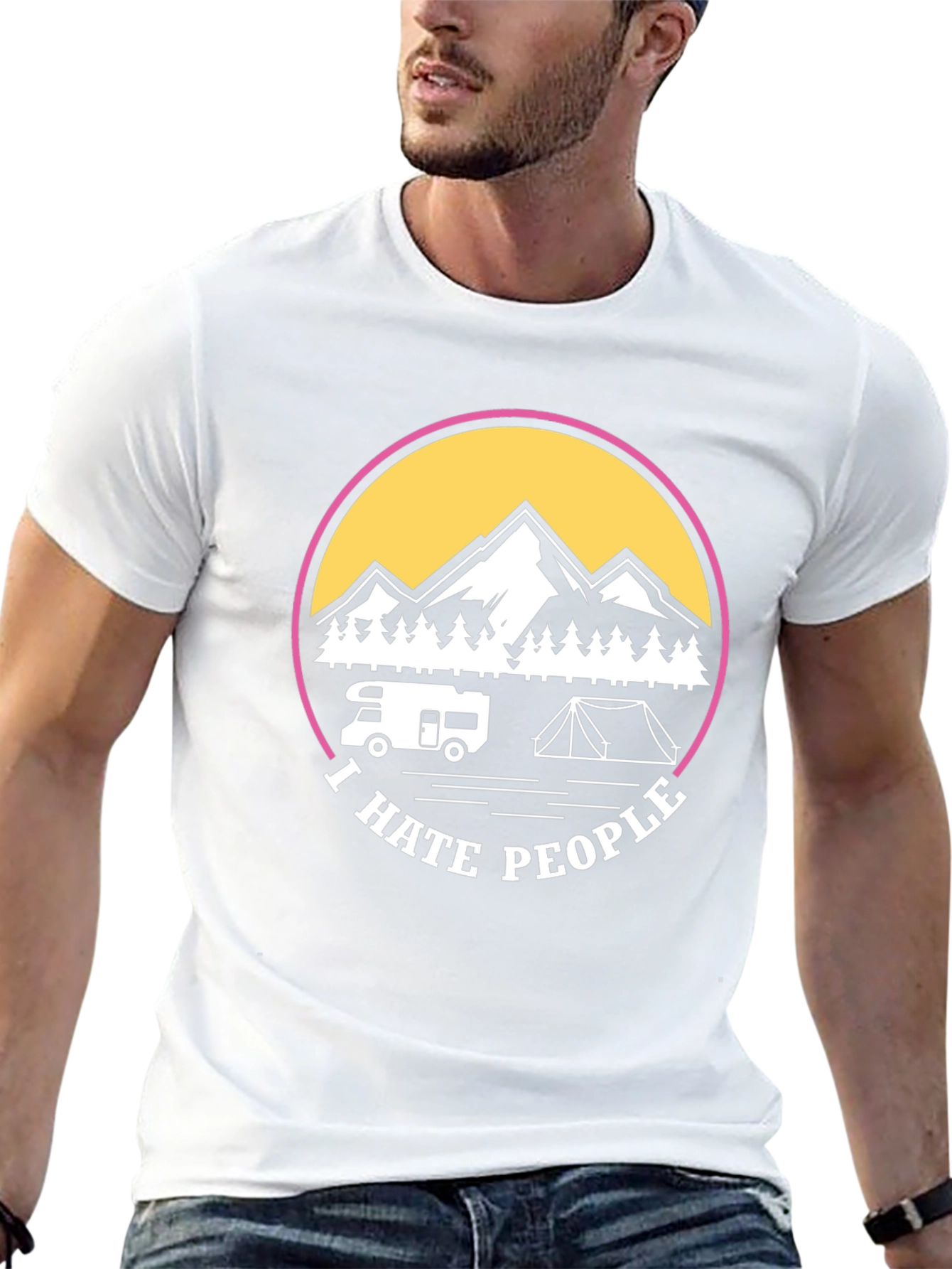 I Hate People Camping T-Shirt