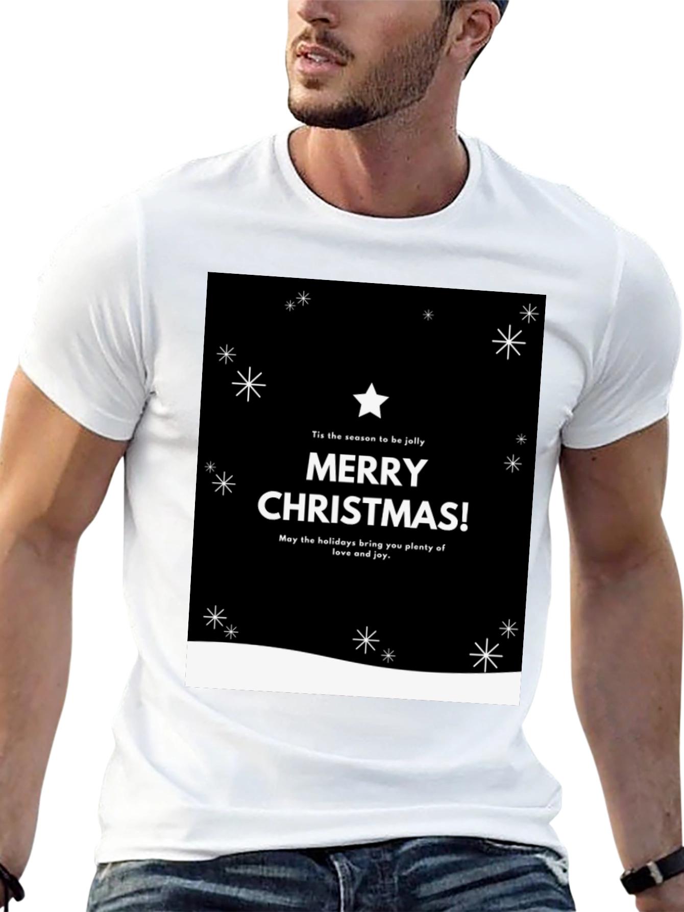 Merry Christmas T-Shirt Holiday Graphic Tee