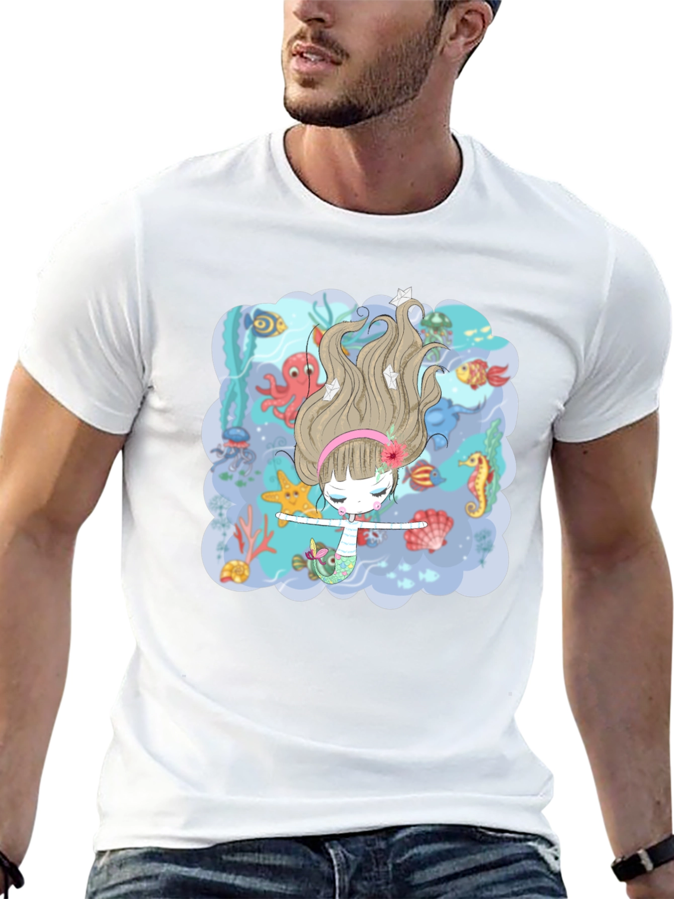 Mermaid T-Shirt - Undersea Adventure Design