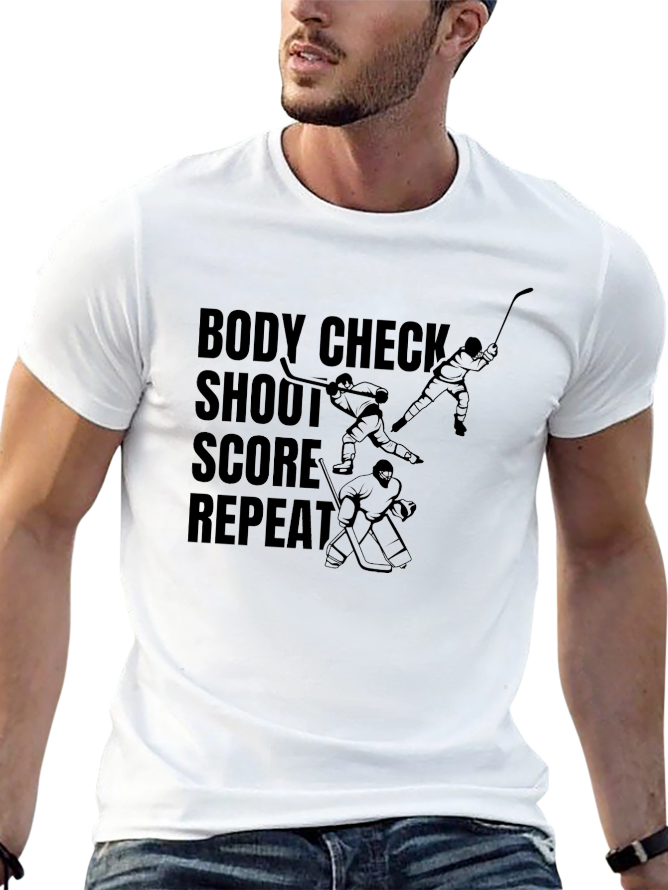 Hockey Body Check T-Shirt
