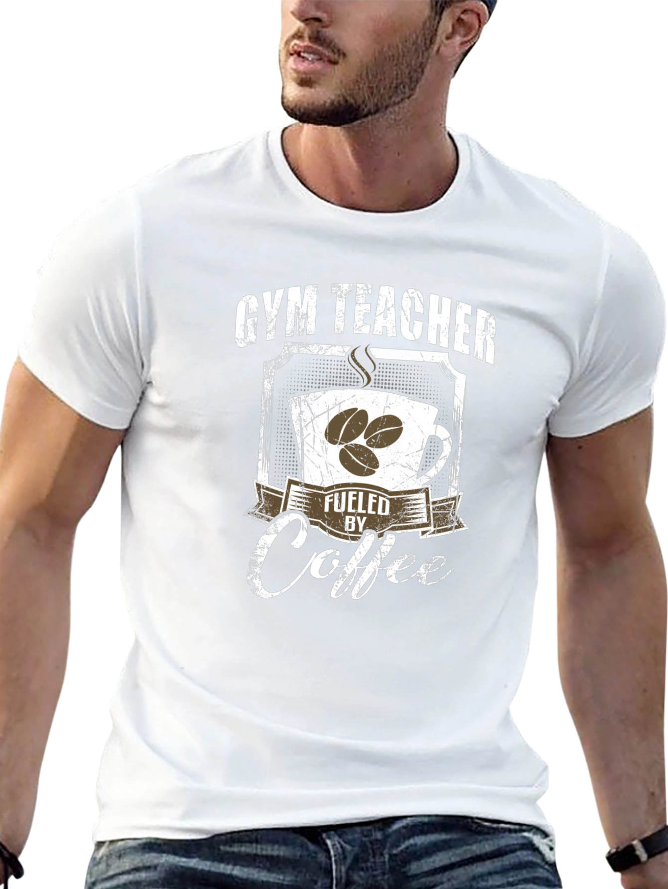 Gym Teacher Fueled By Coffee T-Shirt