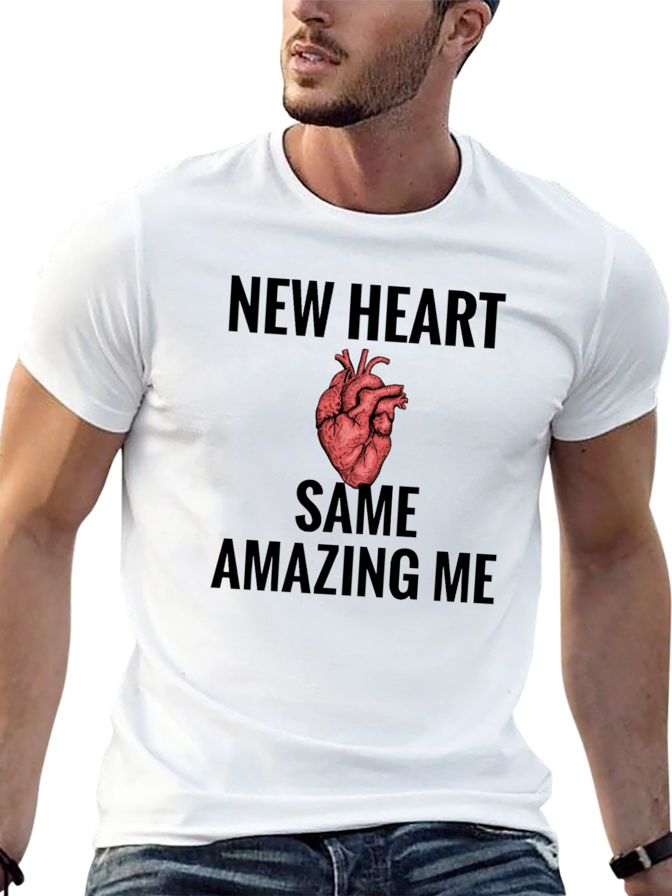 New Heart Same Amazing Me Graphic T-Shirt