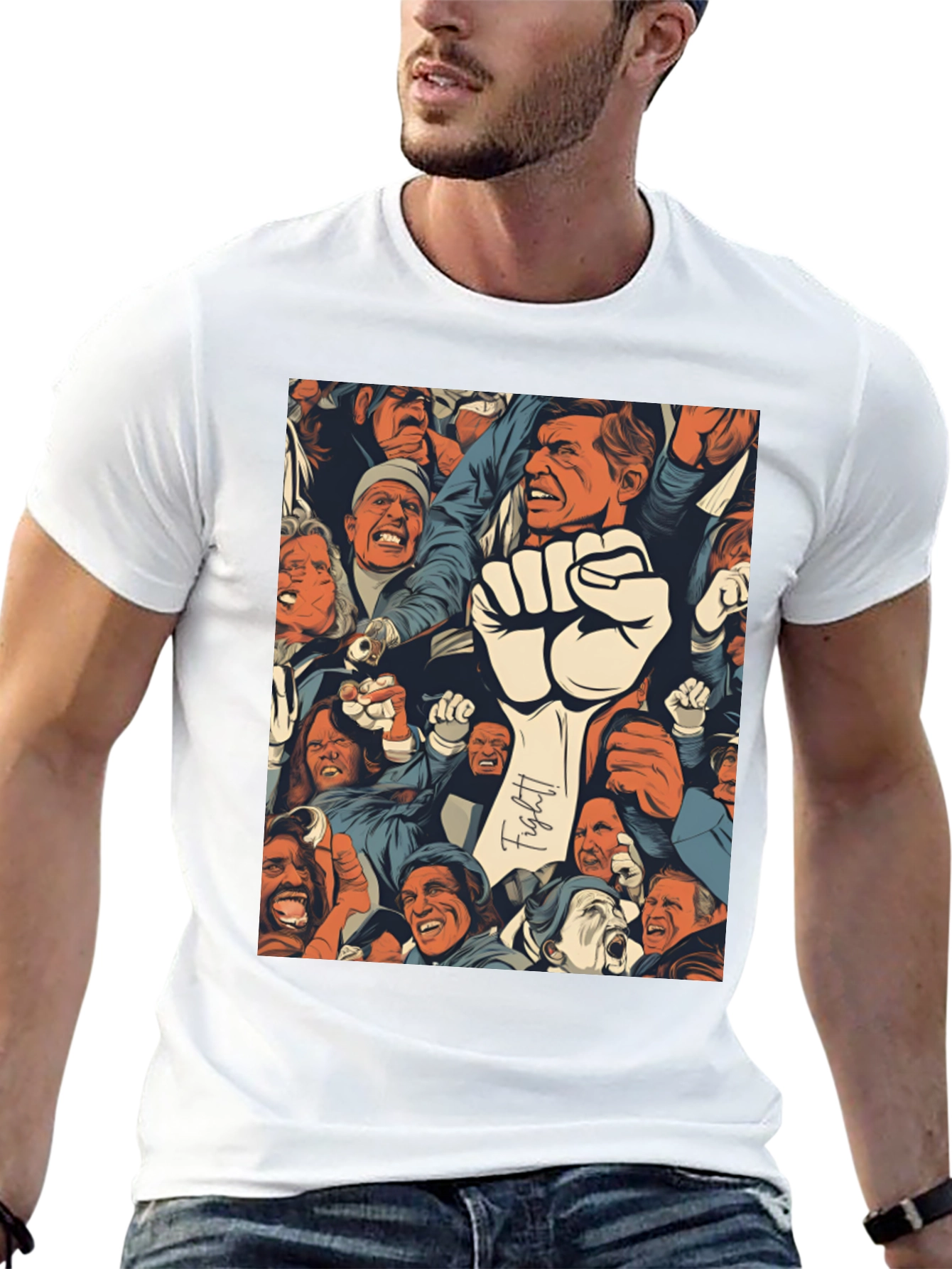 Fight the Power T-Shirt Graphic Tee