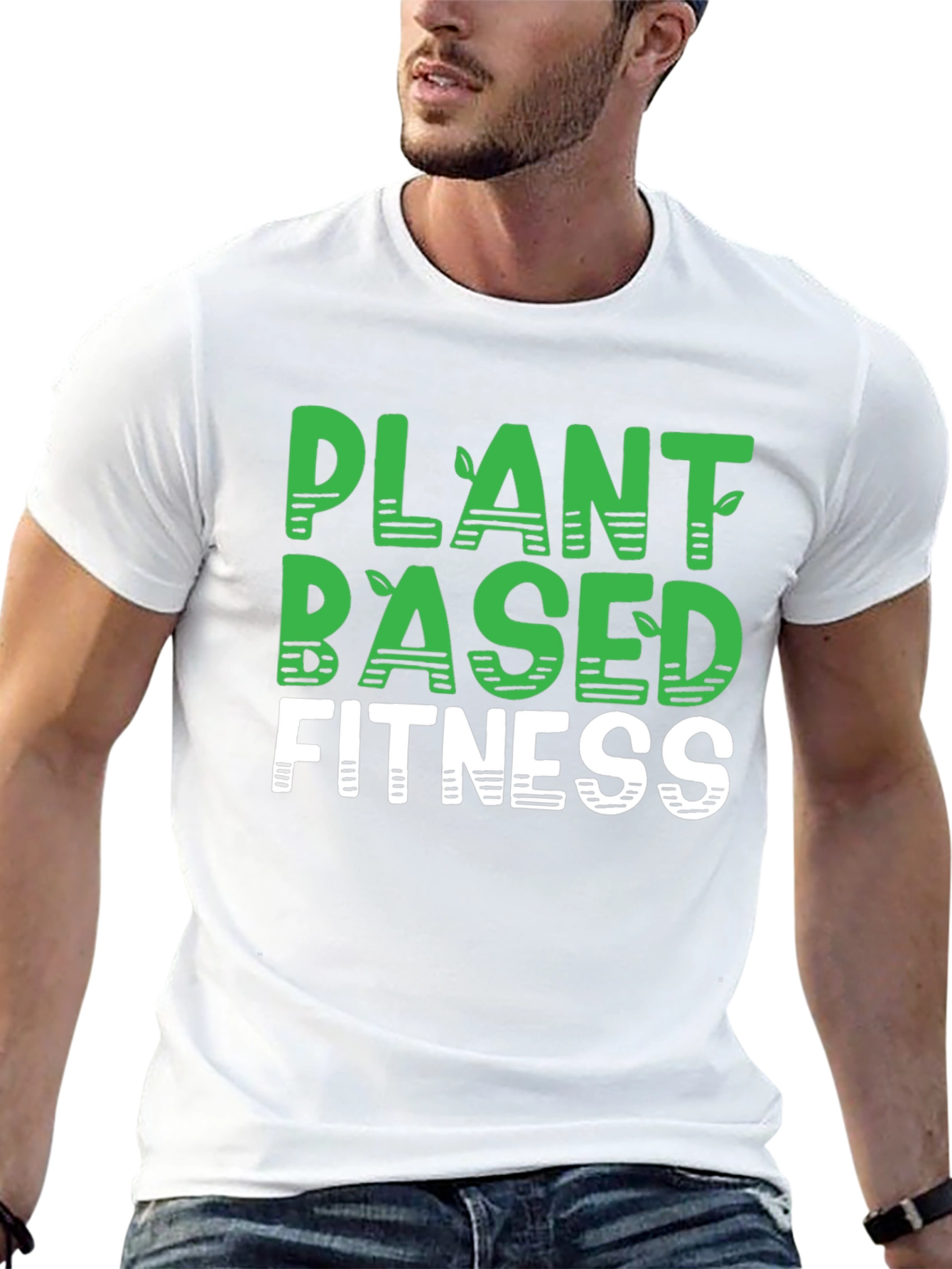 Plant Based Fitness Black T-Shirt