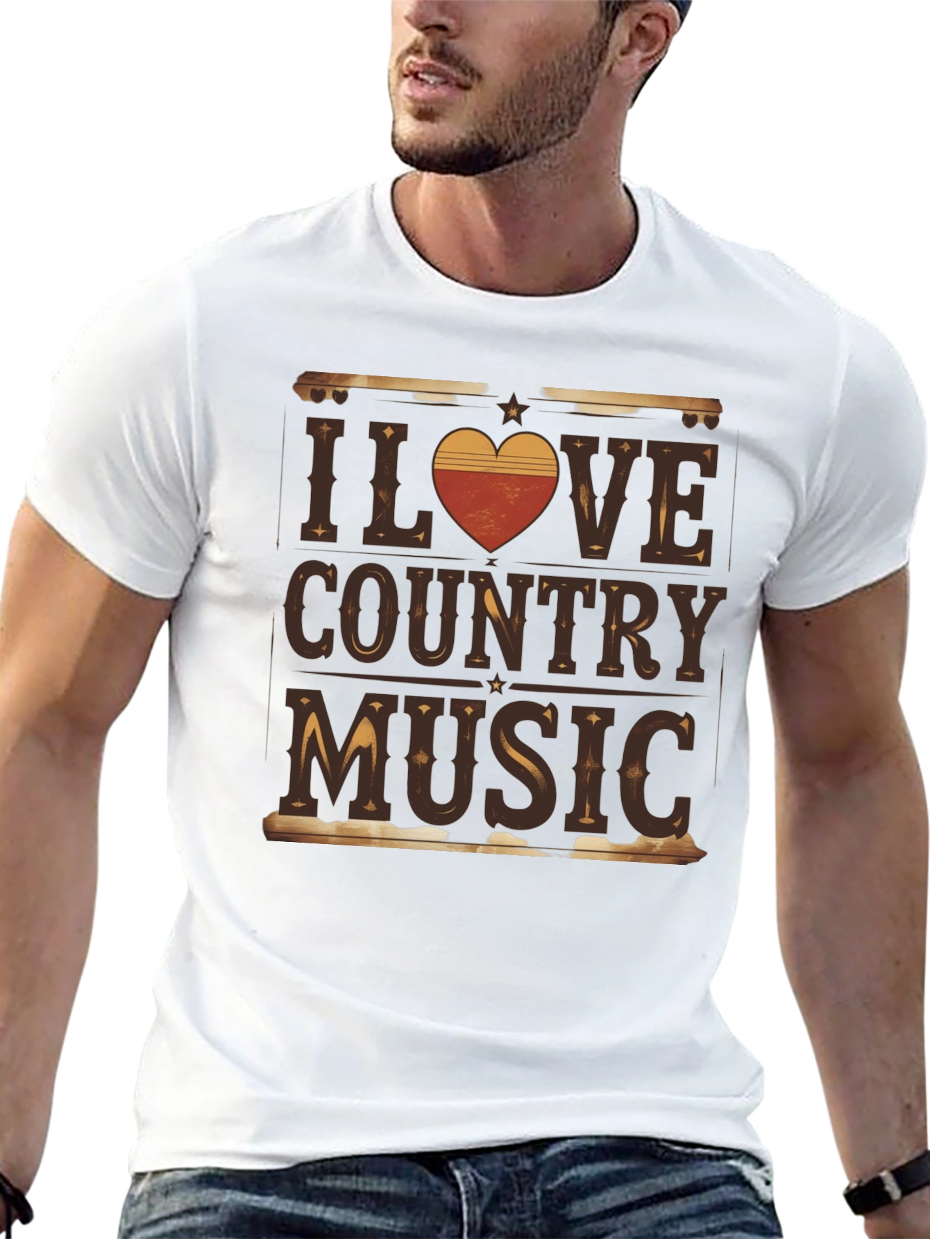 I Love Country Music Tee