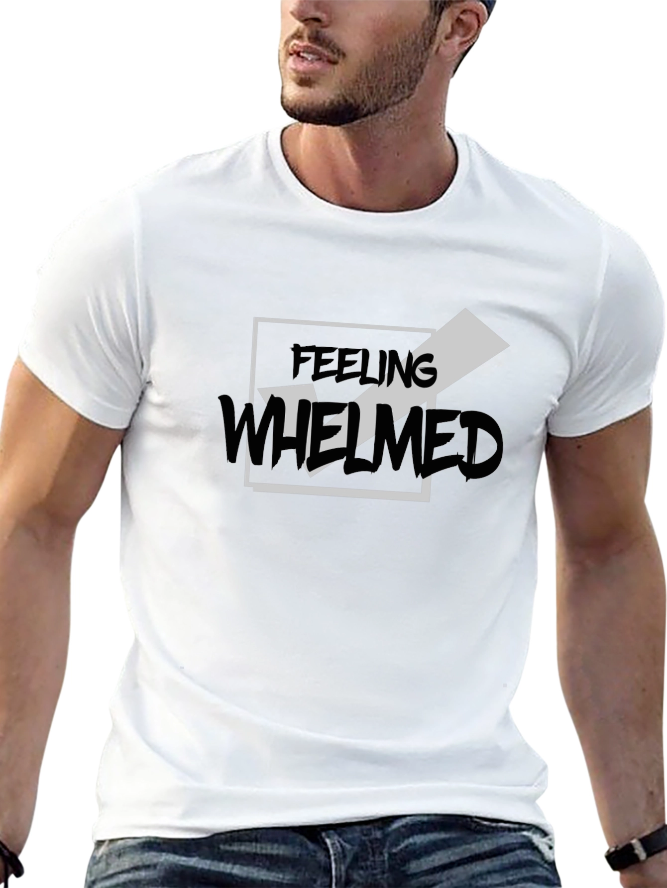 Feeling Whelmed Graphic Tee - Black