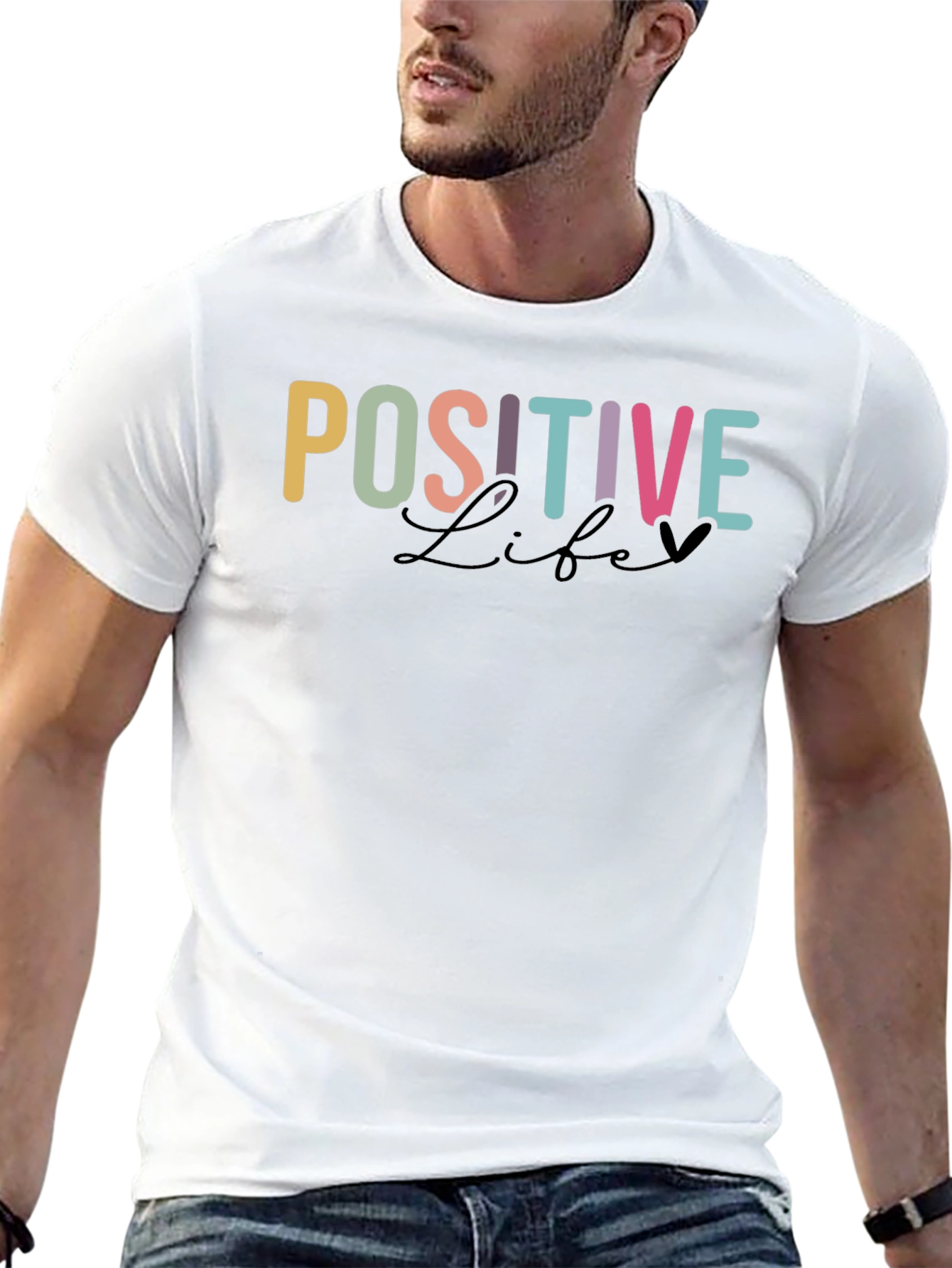 Positive Life Graphic Tee - Comfort Fit