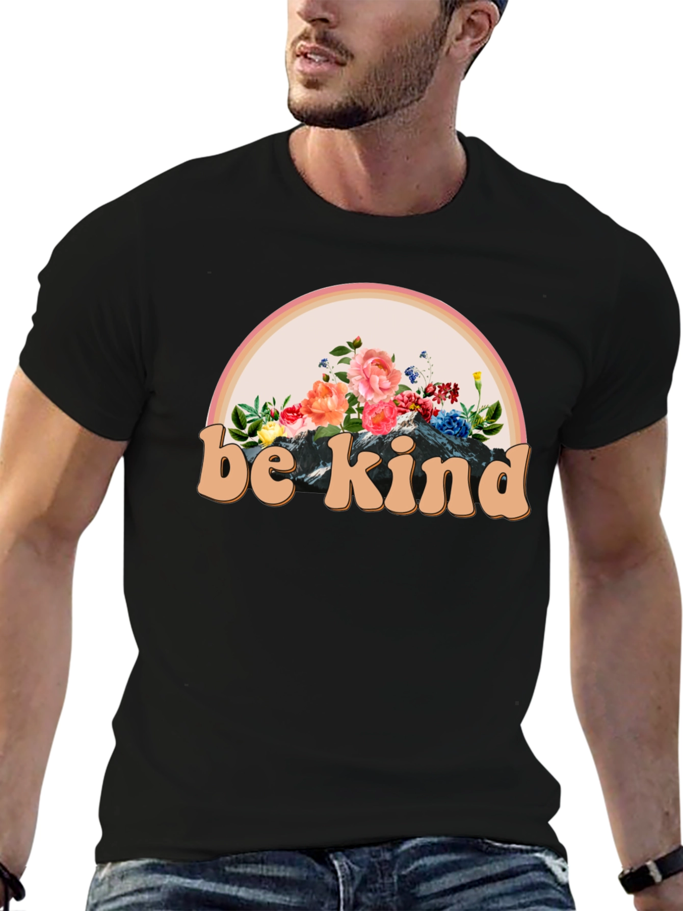 Be Kind Floral Graphic Tee